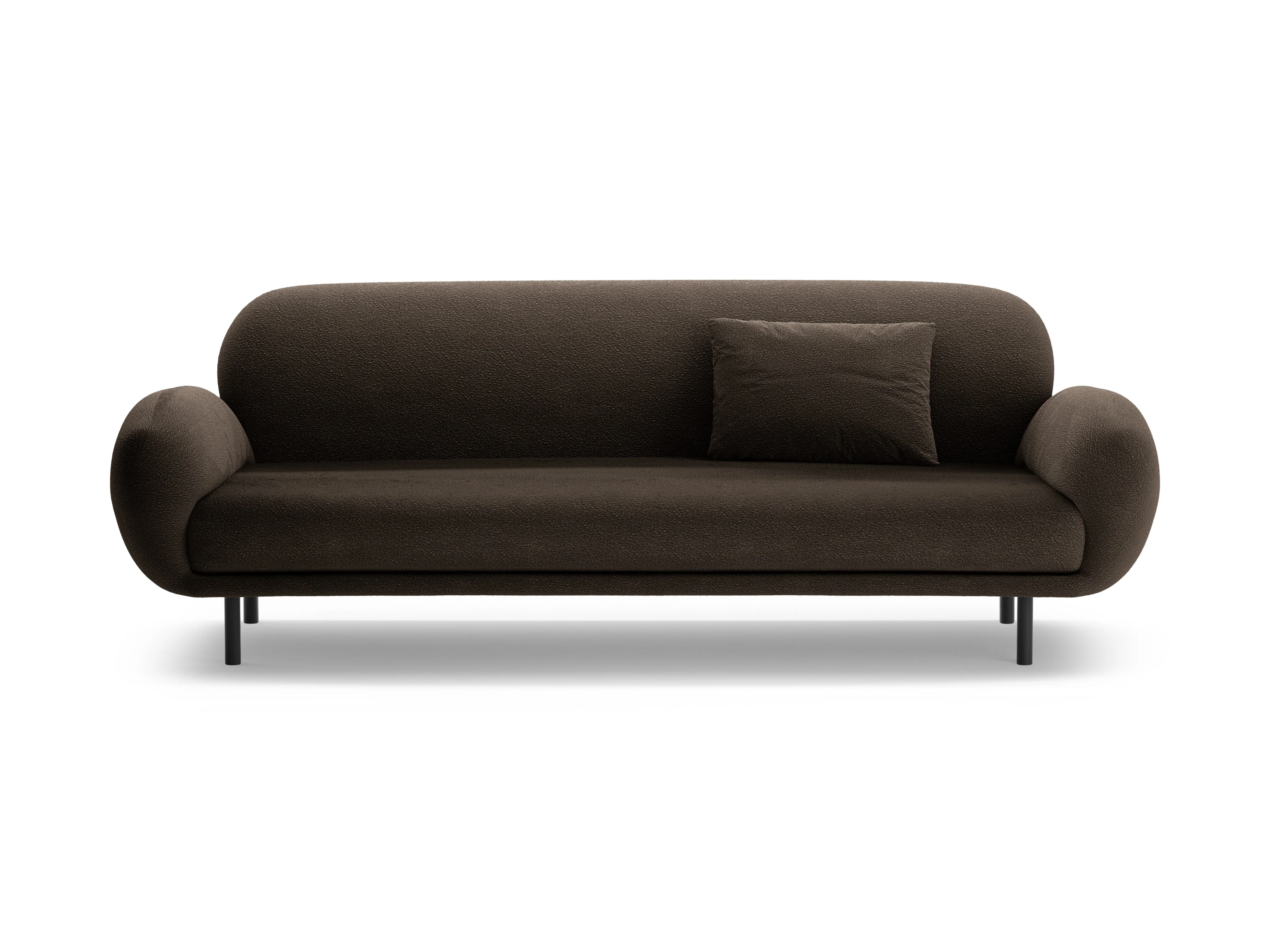 Sofa 3-osobowa POPPY brązowy boucle - Image 5
