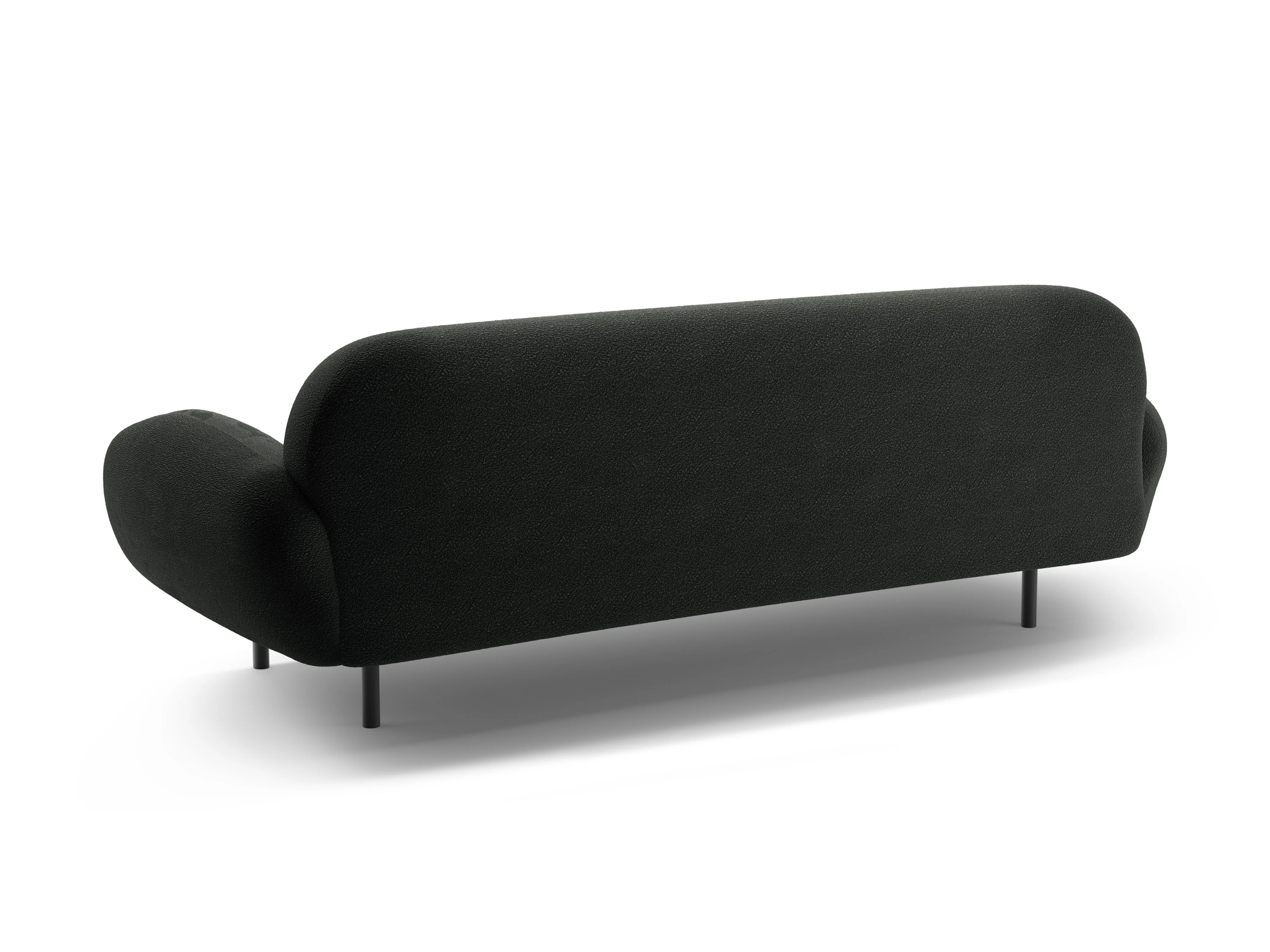 Sofa 3-osobowa POPPY czarny boucle - Image 4