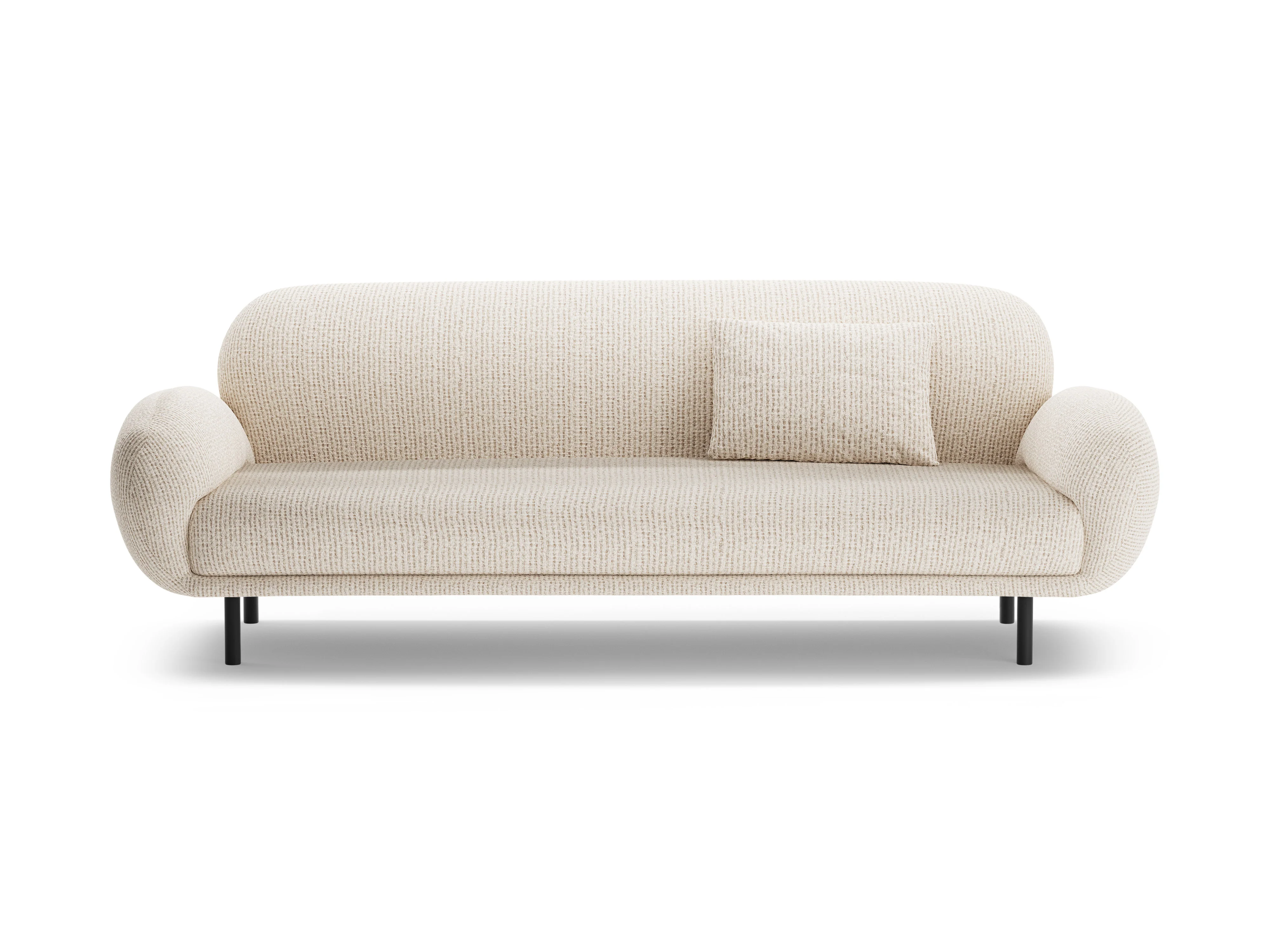 Sofa 3-osobowa POPPY jasnobeżowy szenil - Image 5