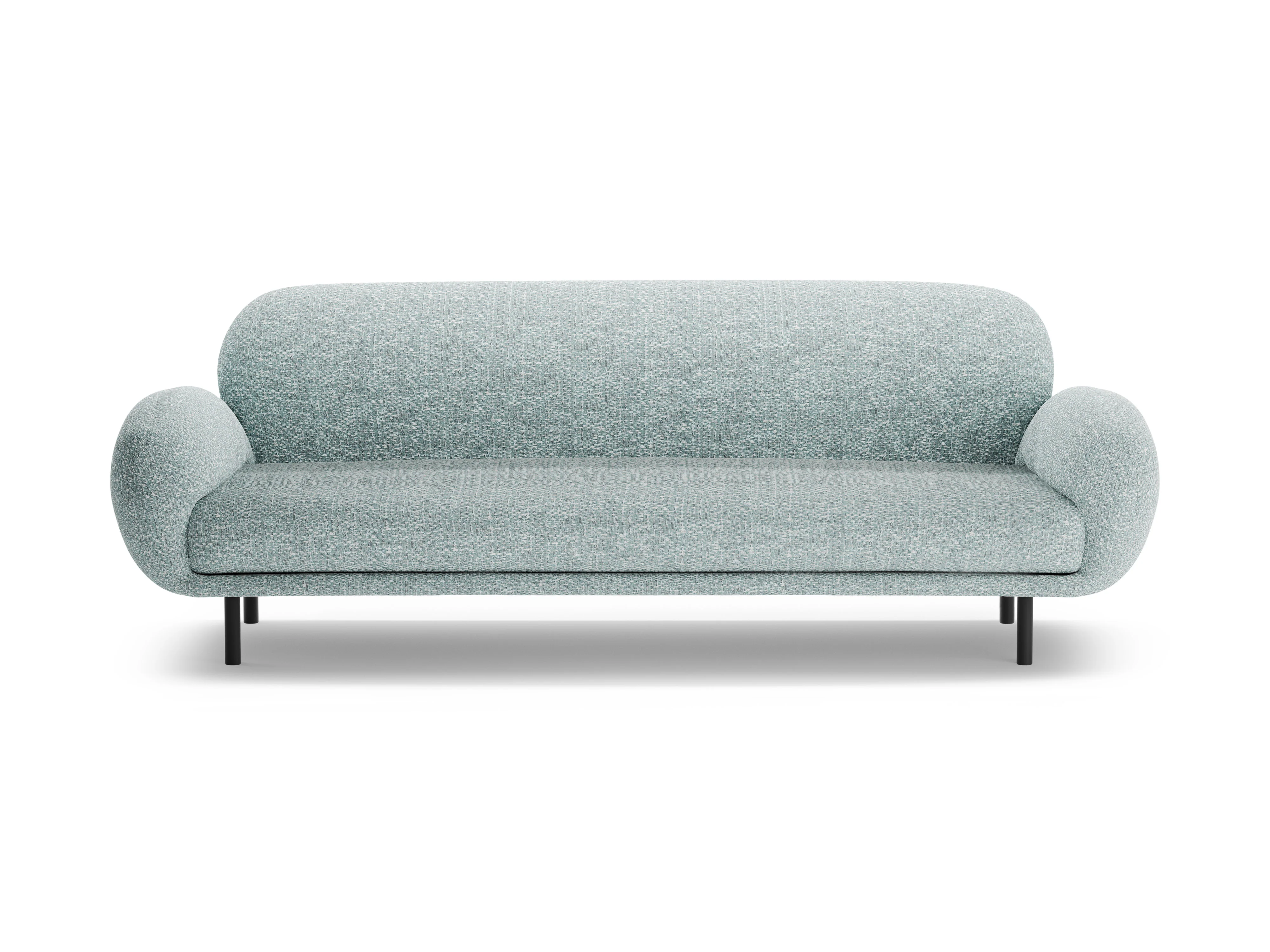 Sofa 3-osobowa POPPY zgaszony niebieski szenil - Image 3
