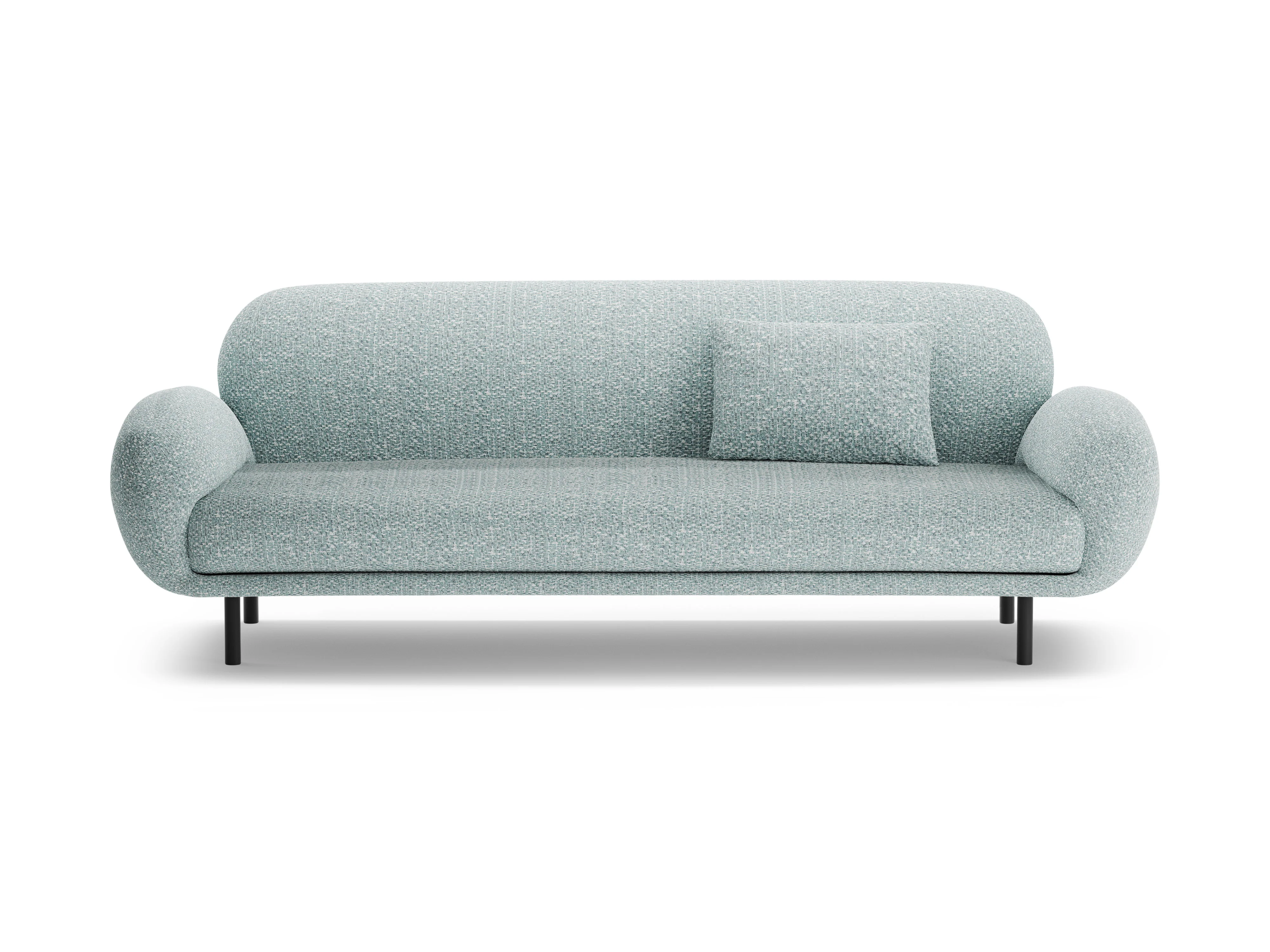 Sofa 3-osobowa POPPY zgaszony niebieski szenil - Image 5