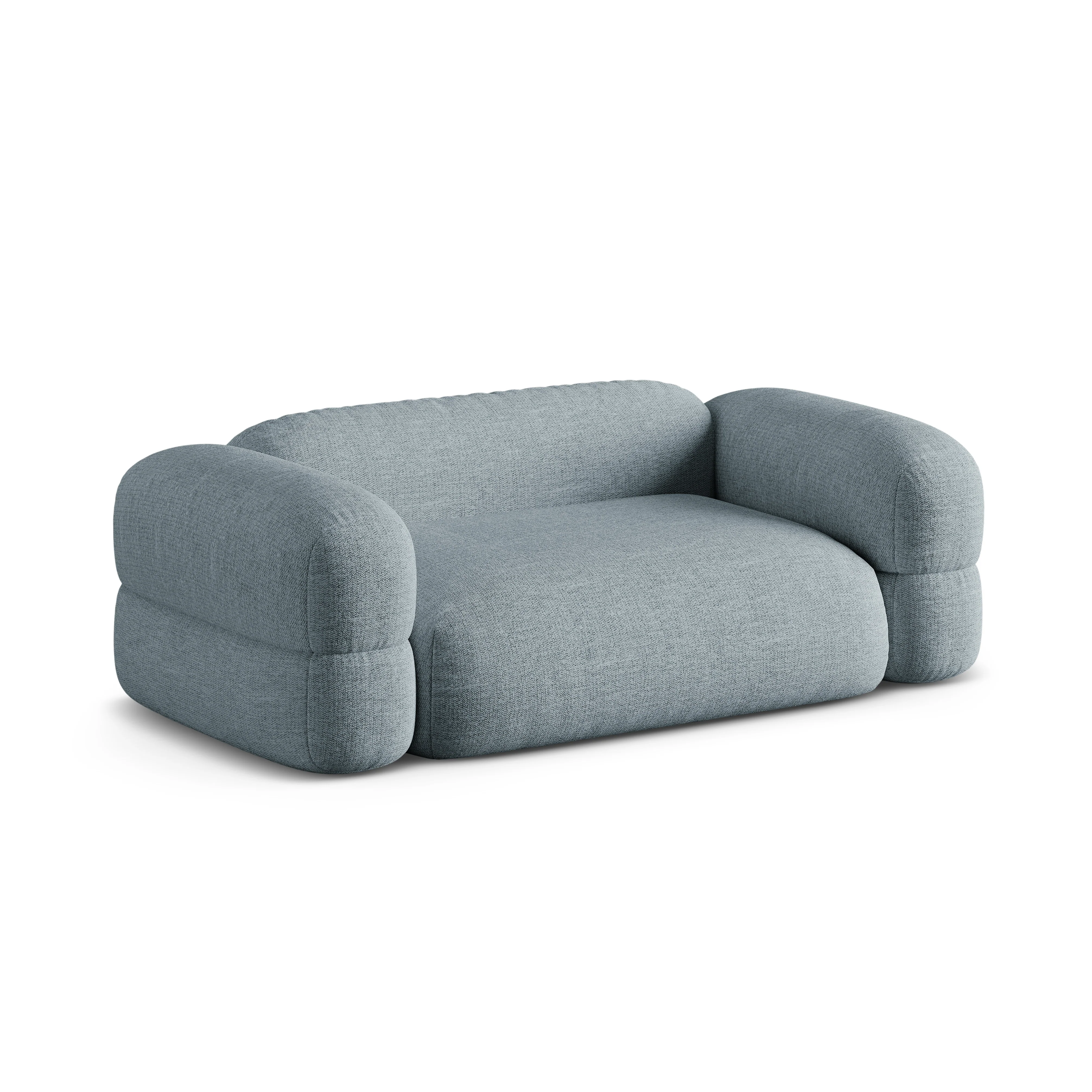 Sofa 3-osobowa ROGER błękitny szenil