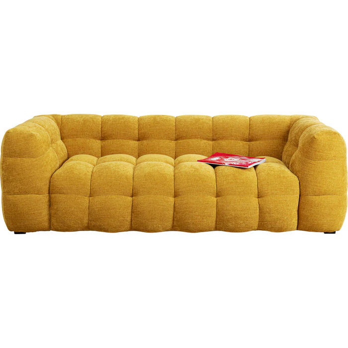 Sofa 3-osobowa SALAMANCA żółty szenil - Image 3
