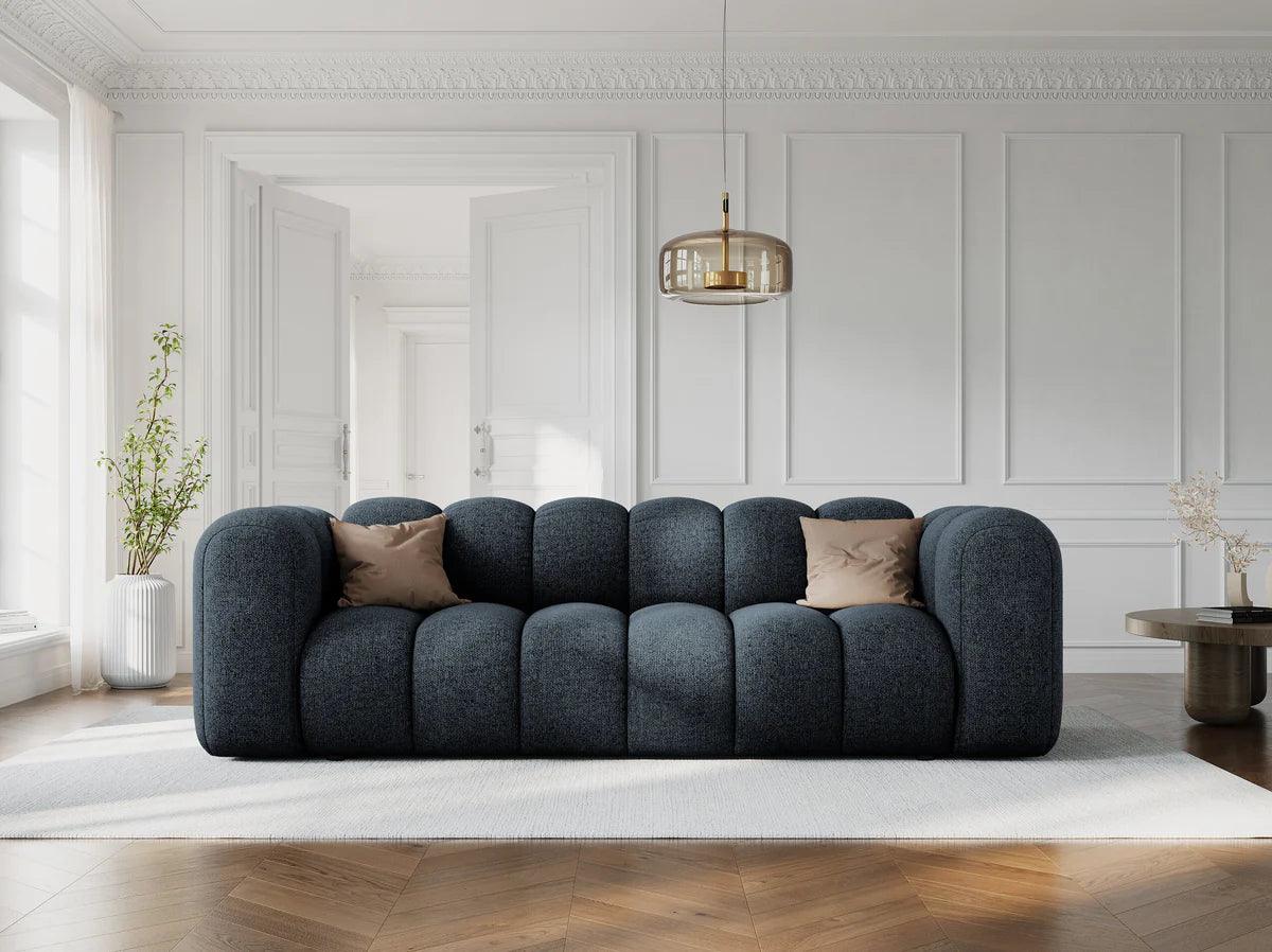 Sofa 3-osobowa LUPINE granatowy szenil - Image 2