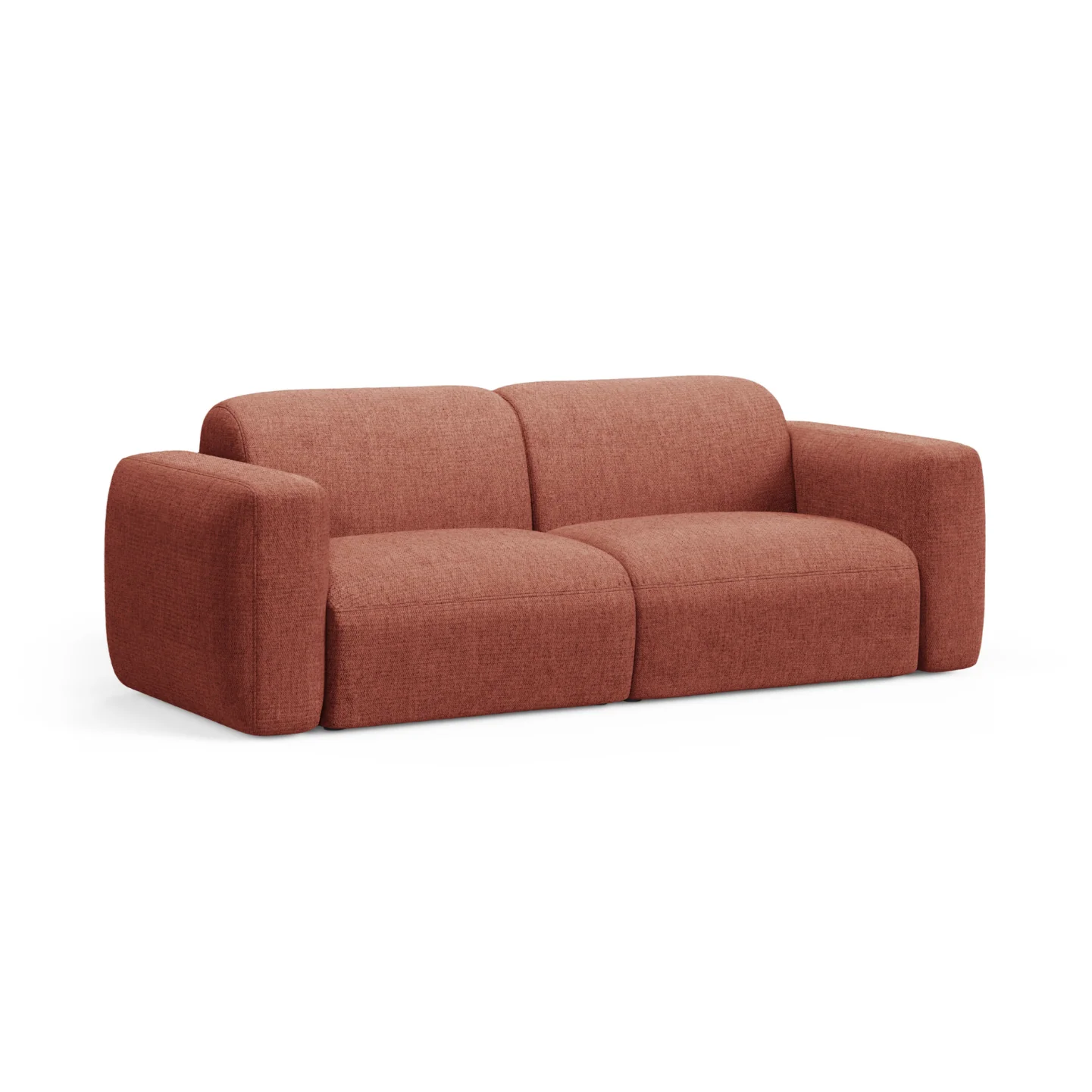 Sofa 3-osobowa STRINO koralowy szenil
