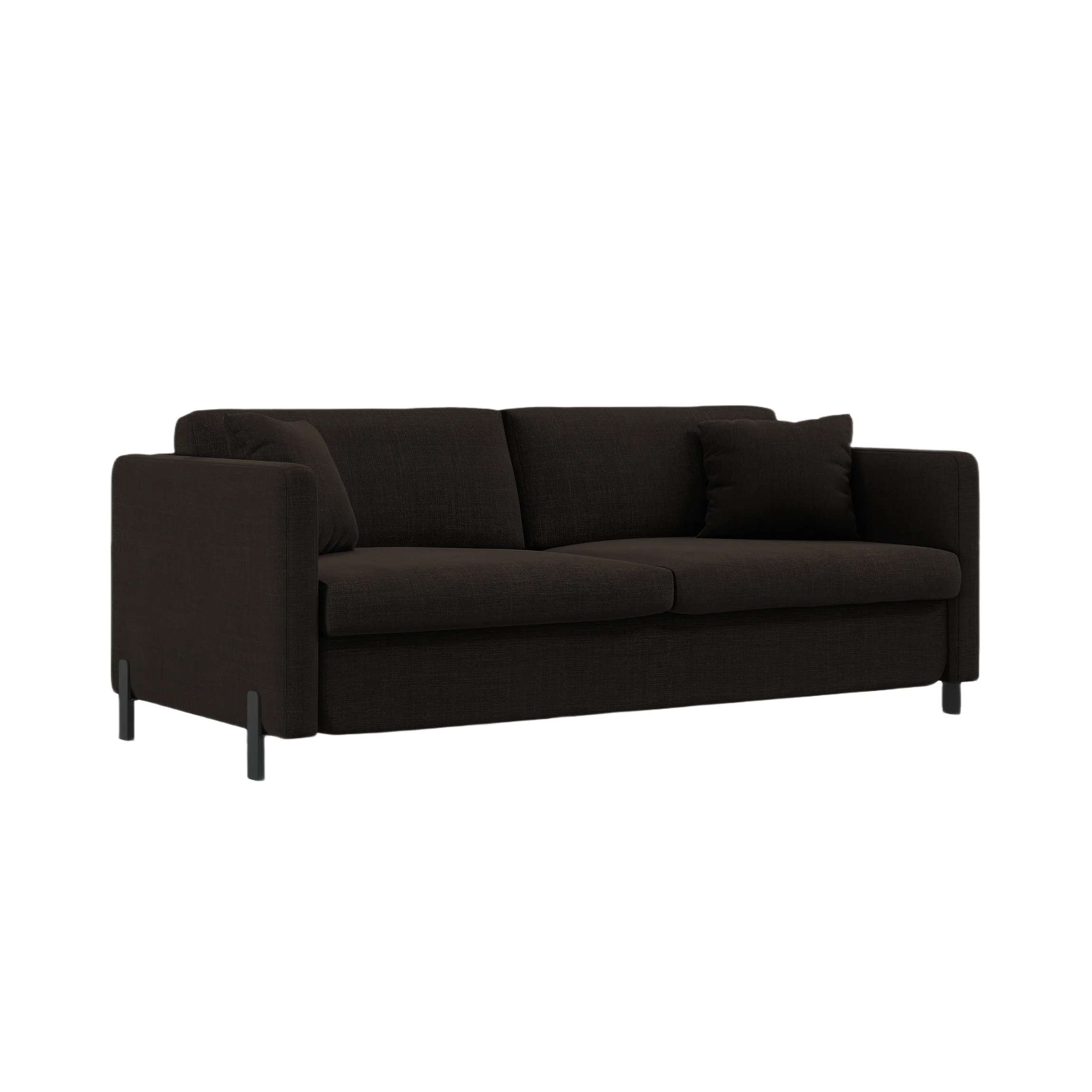Sofa 3-osobowa z funkcją spania GLORIA ciemnoszary szenil