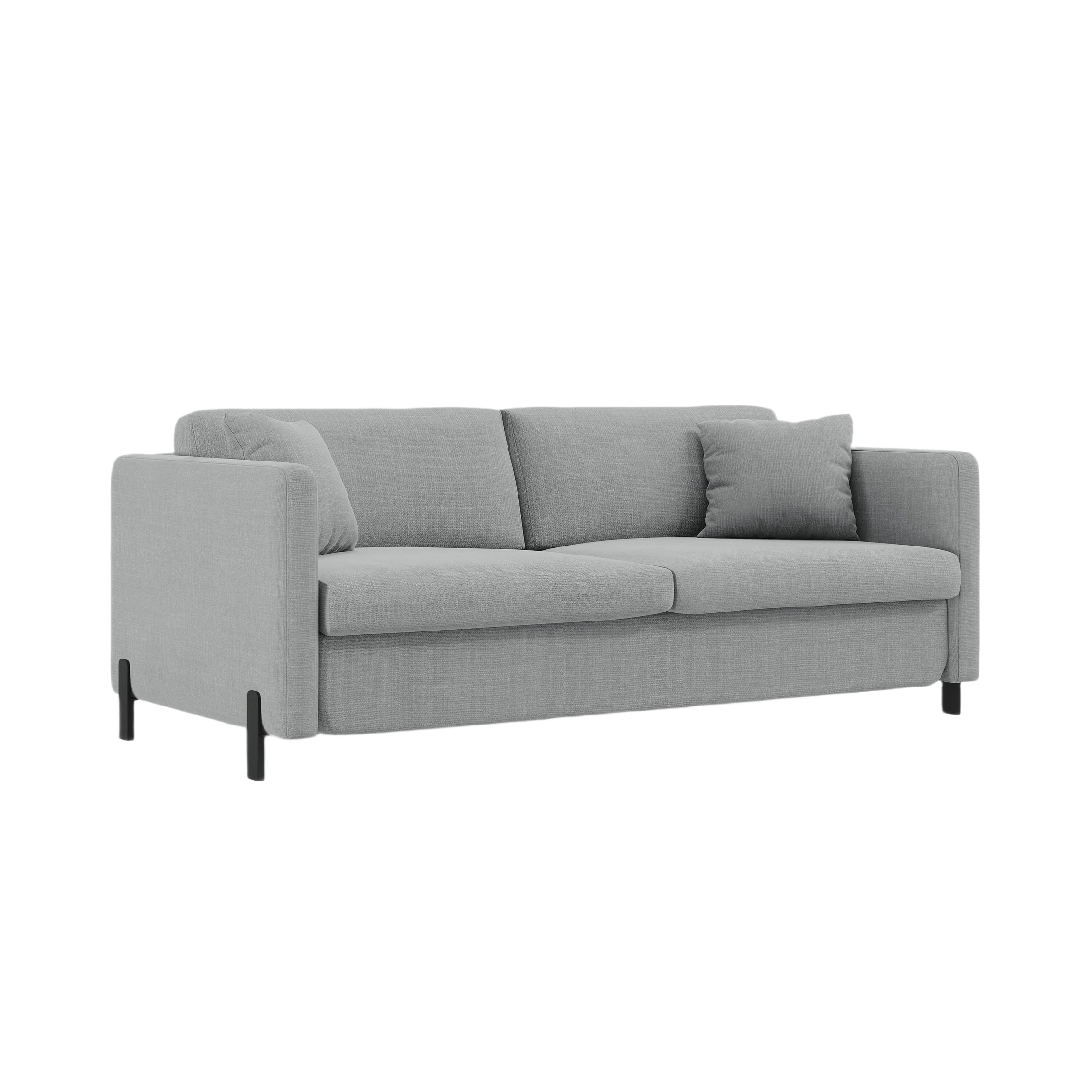 Sofa 3-osobowa z funkcją spania GLORIA jasnoszary szenil