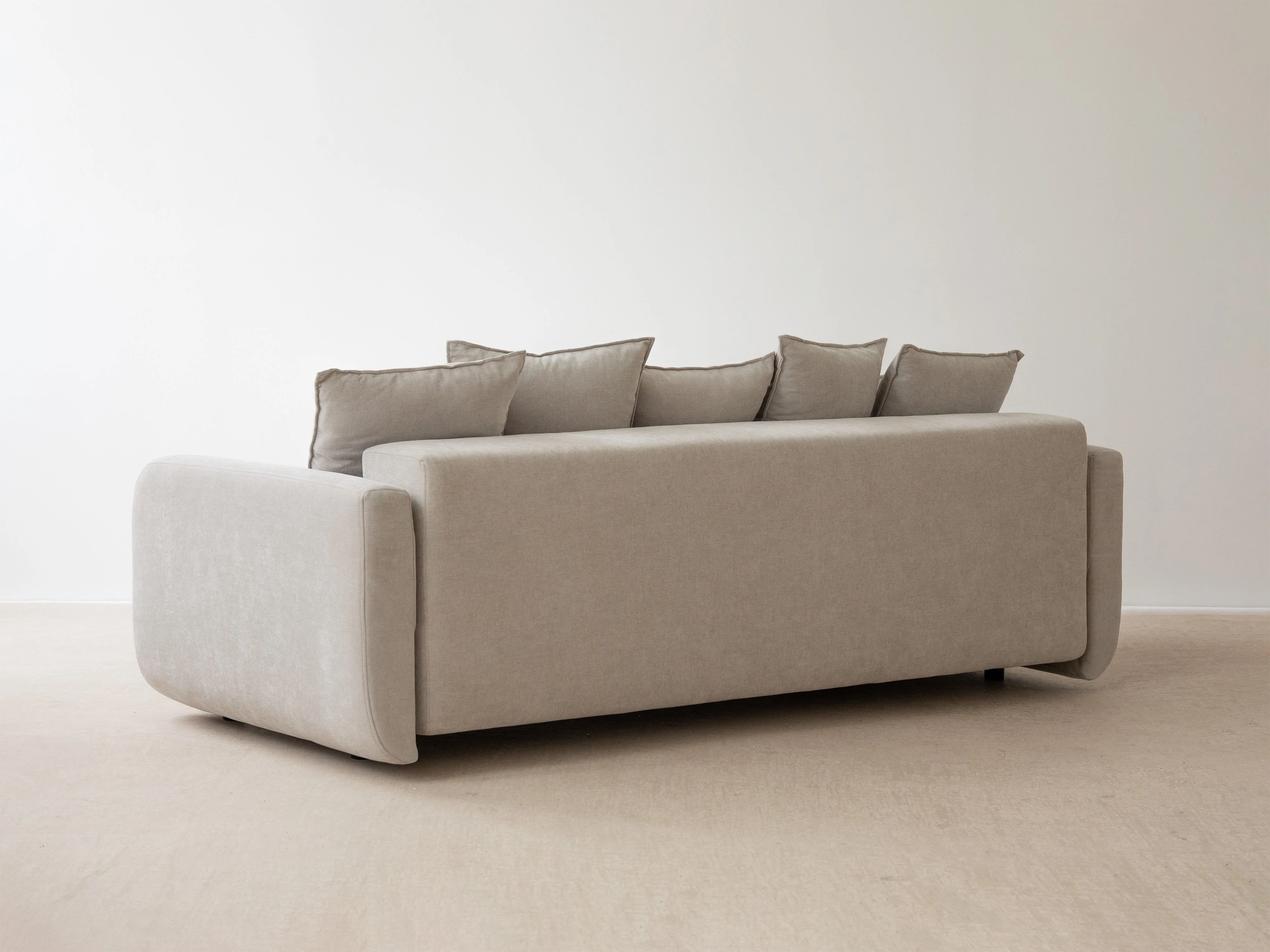 Sofa 3-osobowa z funkcją spania ELEN beżowy szenil - Image 11