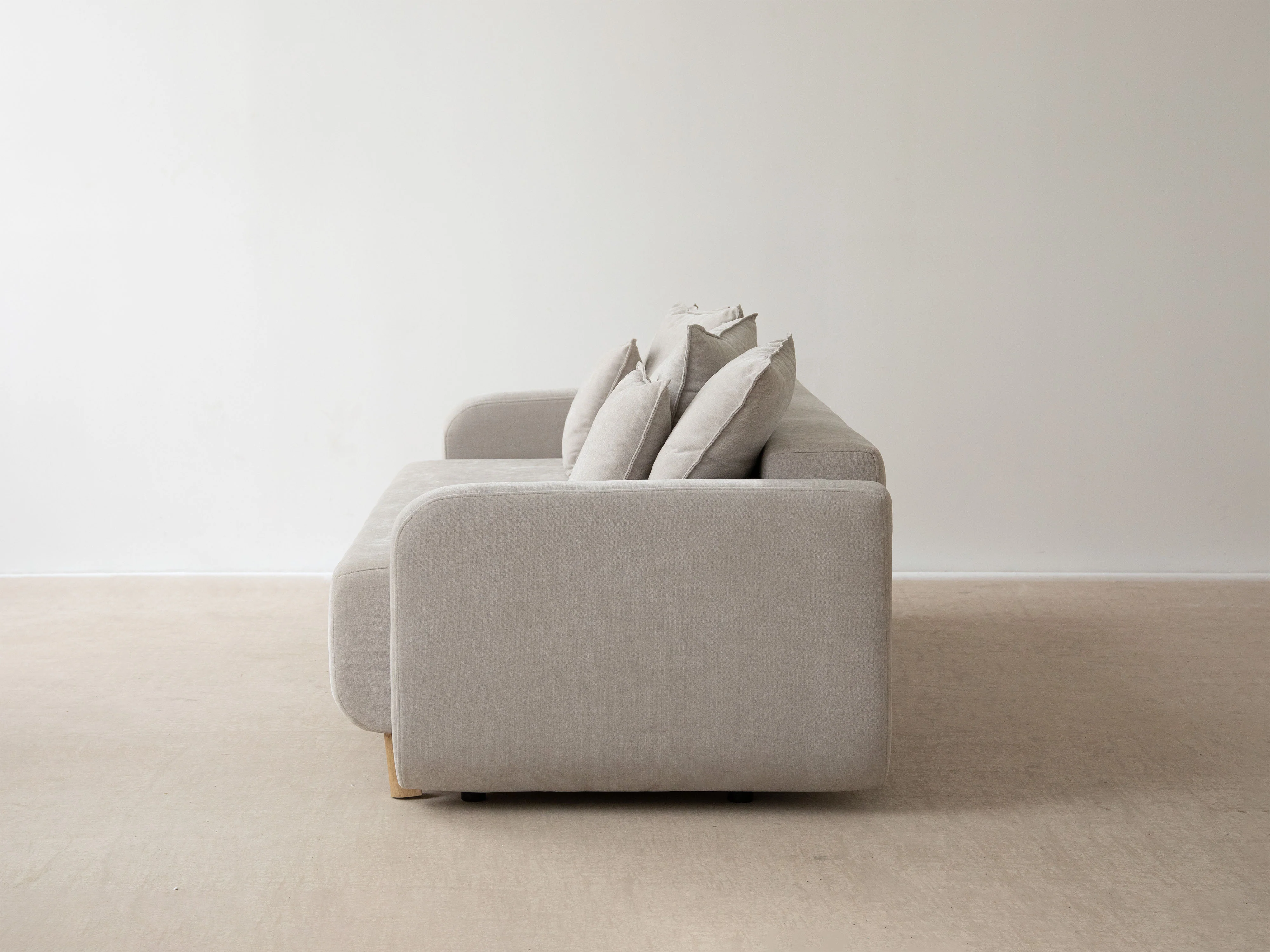 Sofa 3-osobowa z funkcją spania ELEN beżowy szenil - Image 10