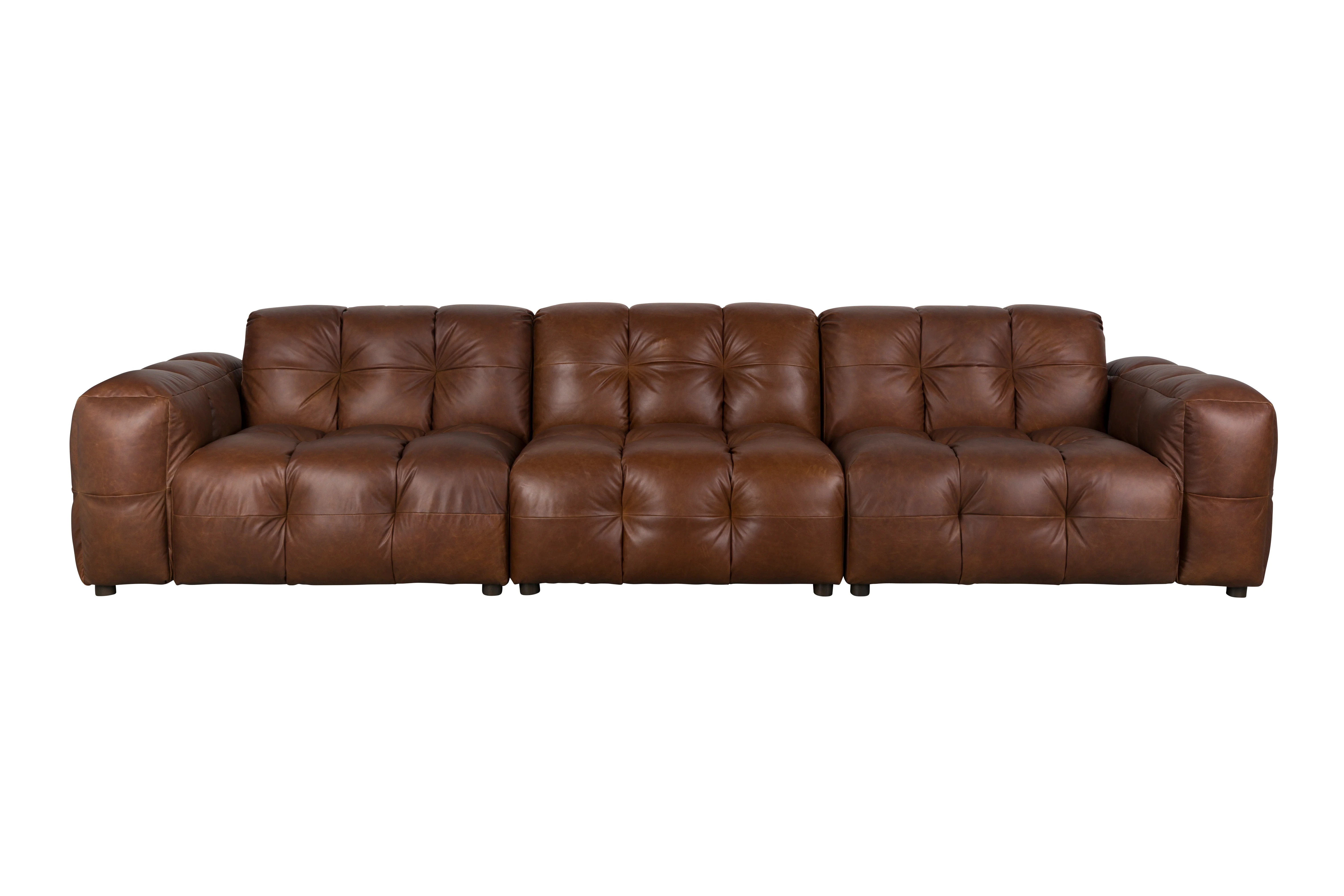 Sofa 4,5-osobowa HACKMAN czekoladowa skóra - Image 9