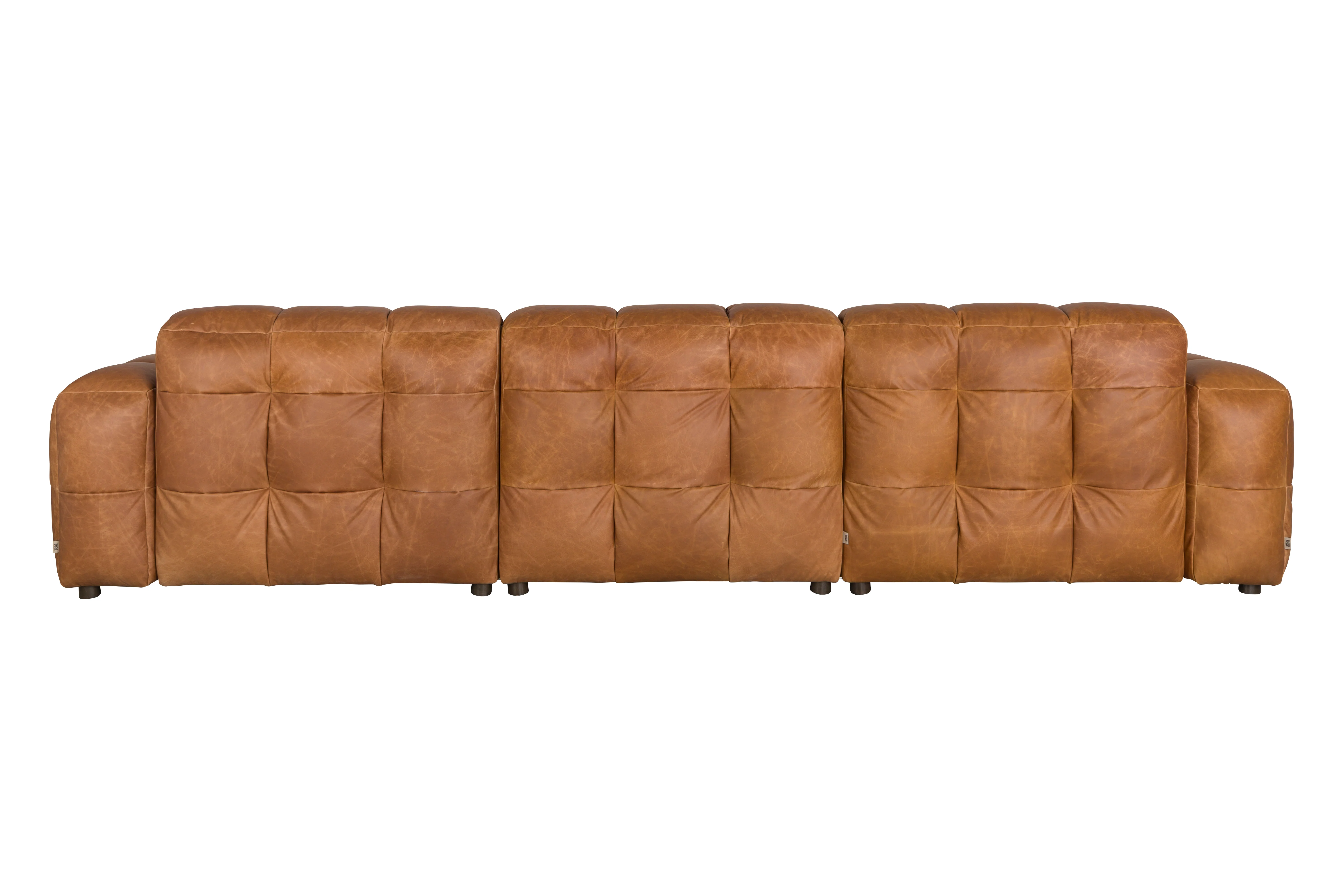 Sofa 4,5-osobowa HACKMAN koniakowa skóra - Image 11