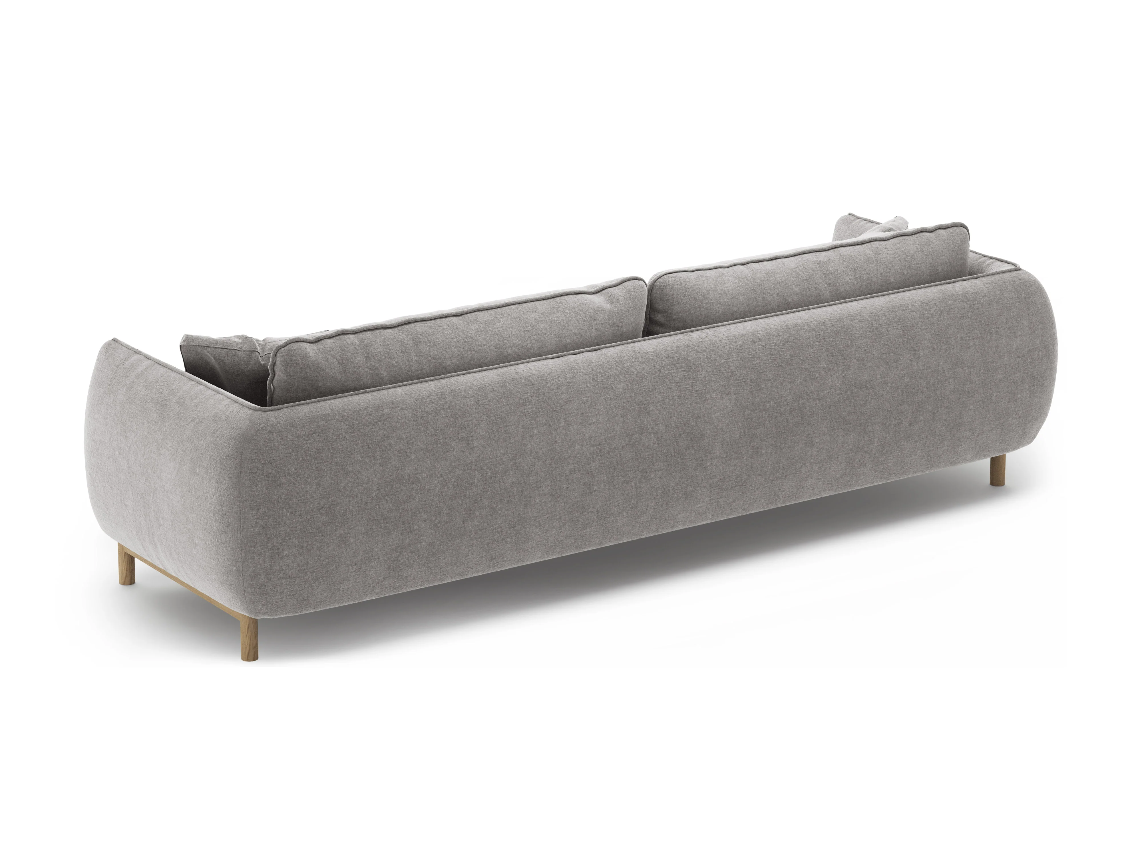 Sofa 4-osobowa ADA jasnoszary szenil - Image 4