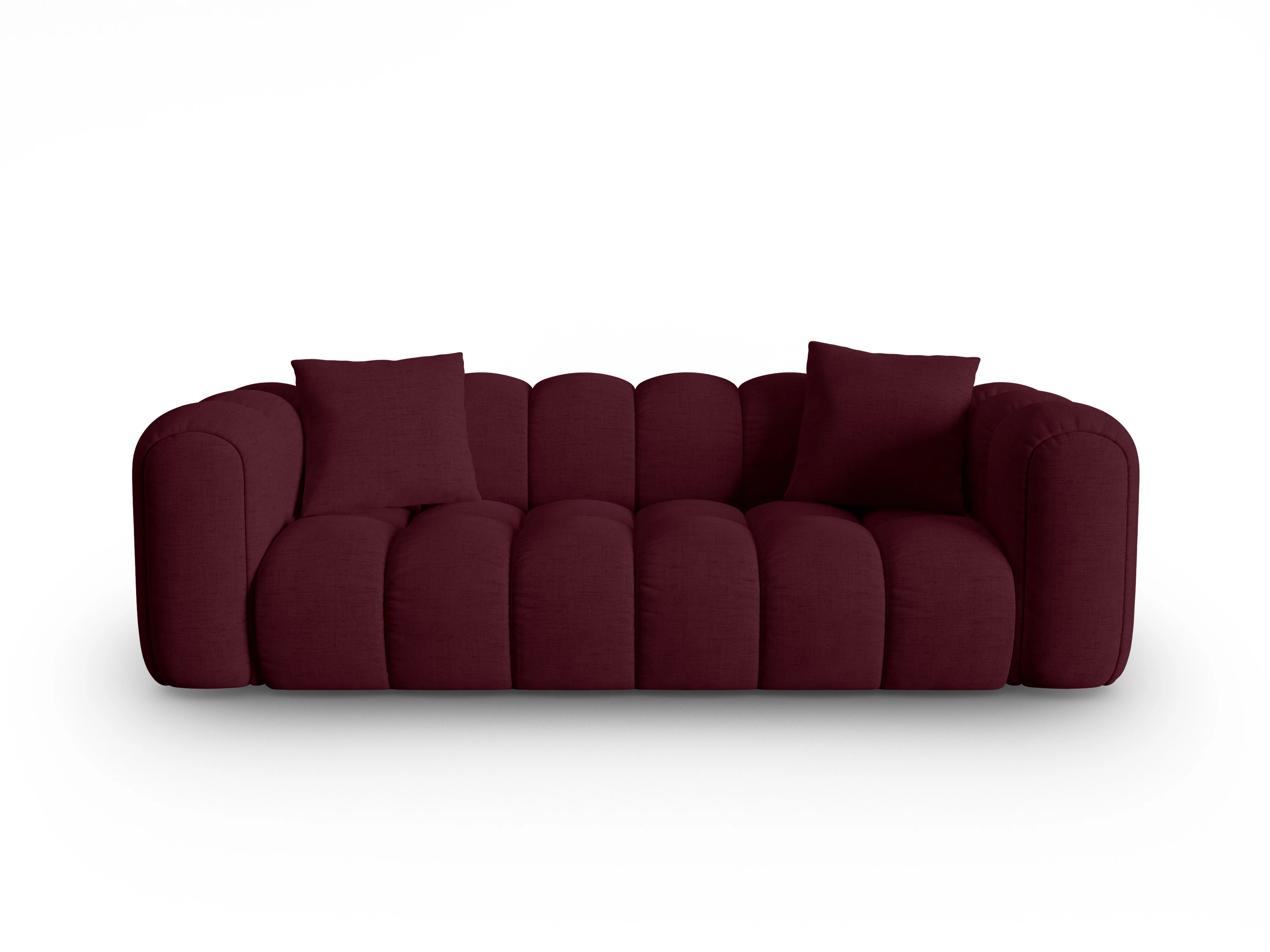 Sofa 4-osobowa ASTRO burgundowy szenil - Image 2