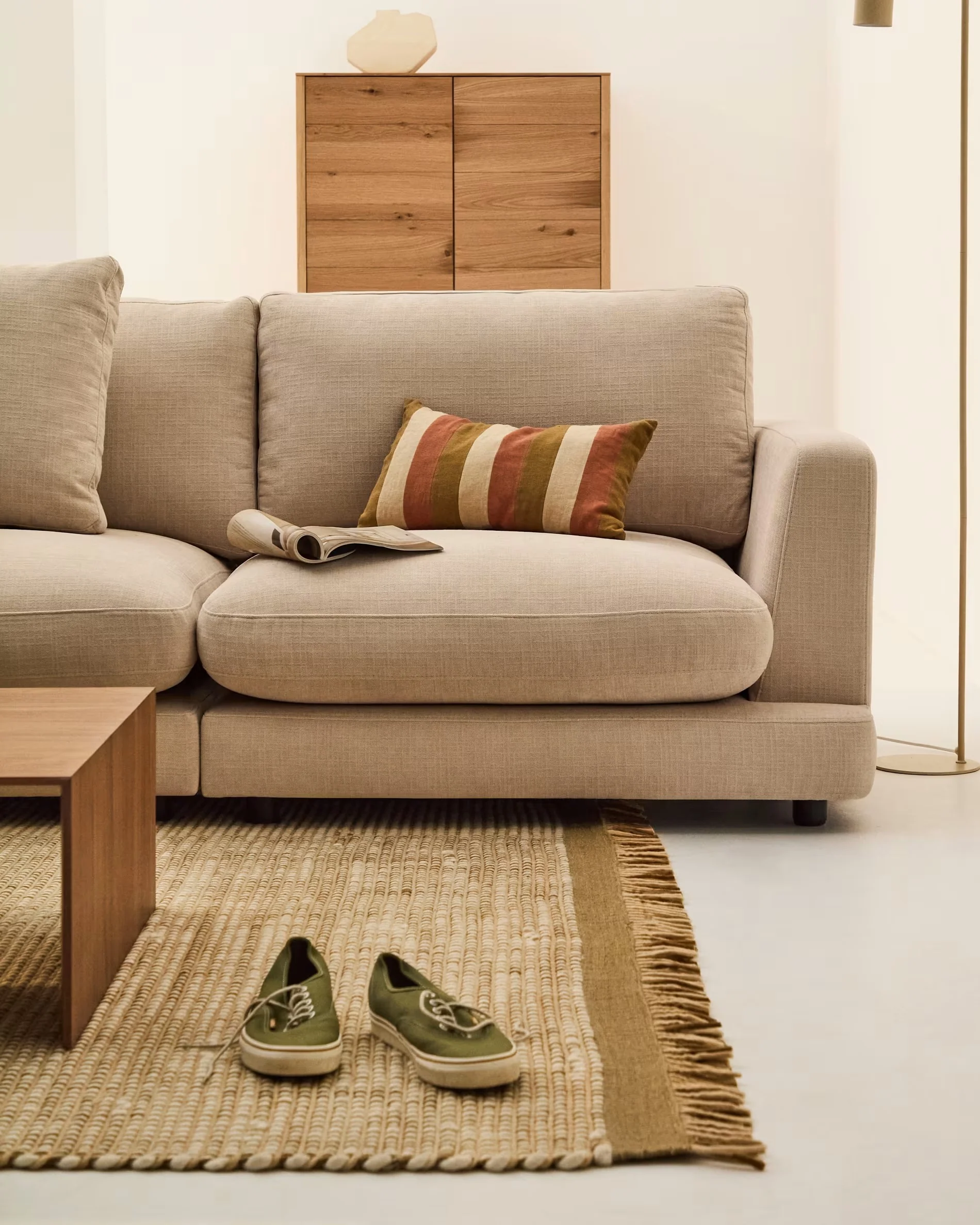 Sofa 4-osobowa GALA beżowy szenil - Image 4