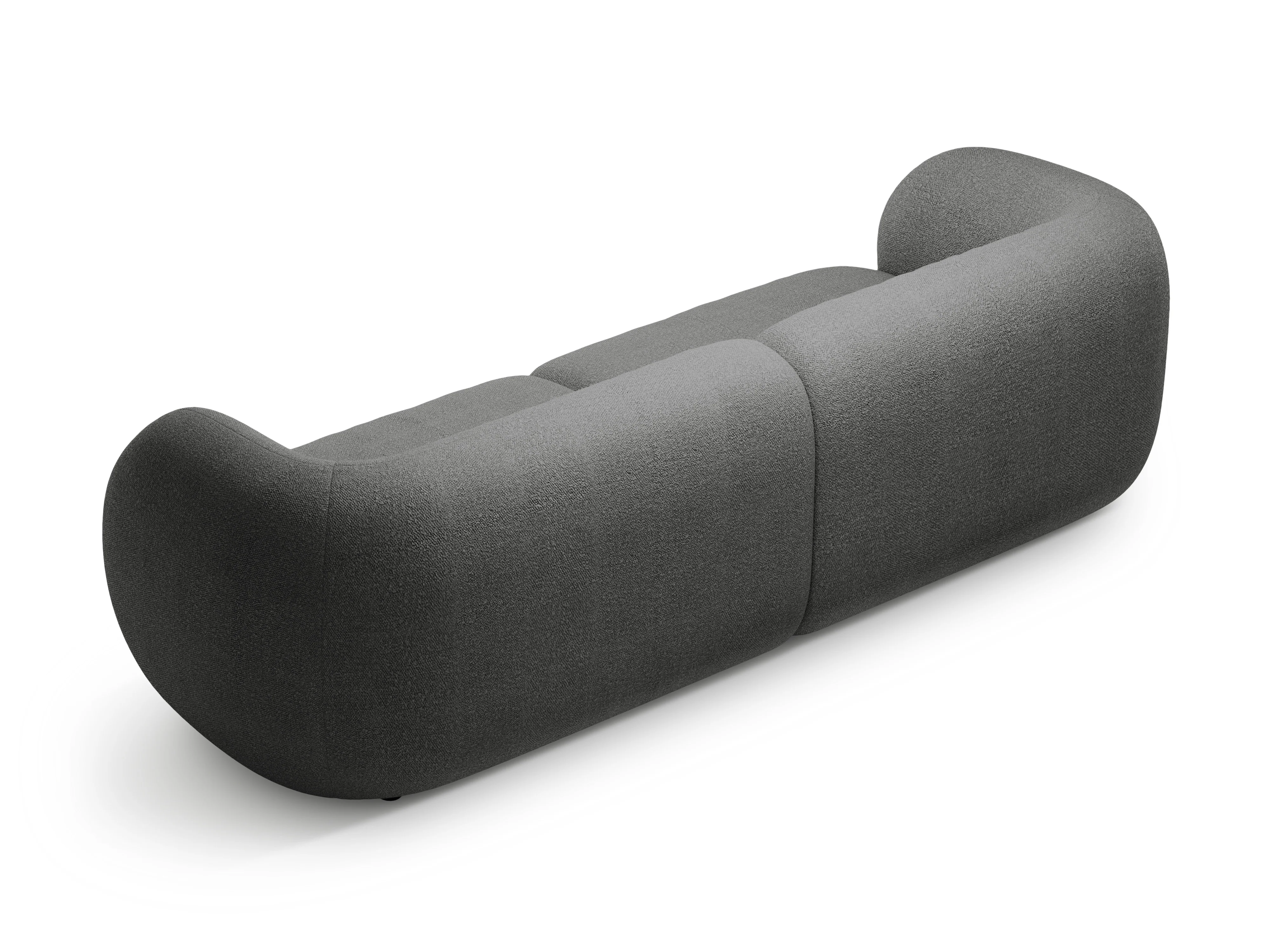 Sofa 4-osobowa KATE ciemnoszary boucle - Image 3
