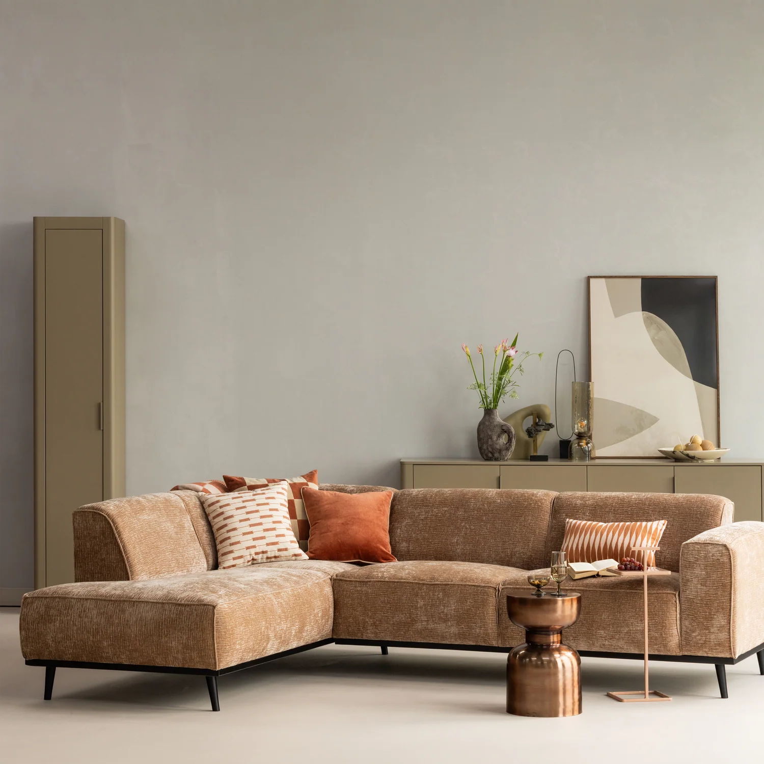 Sofa 4-osobowa STATEMENT ceglany szenil - Image 2
