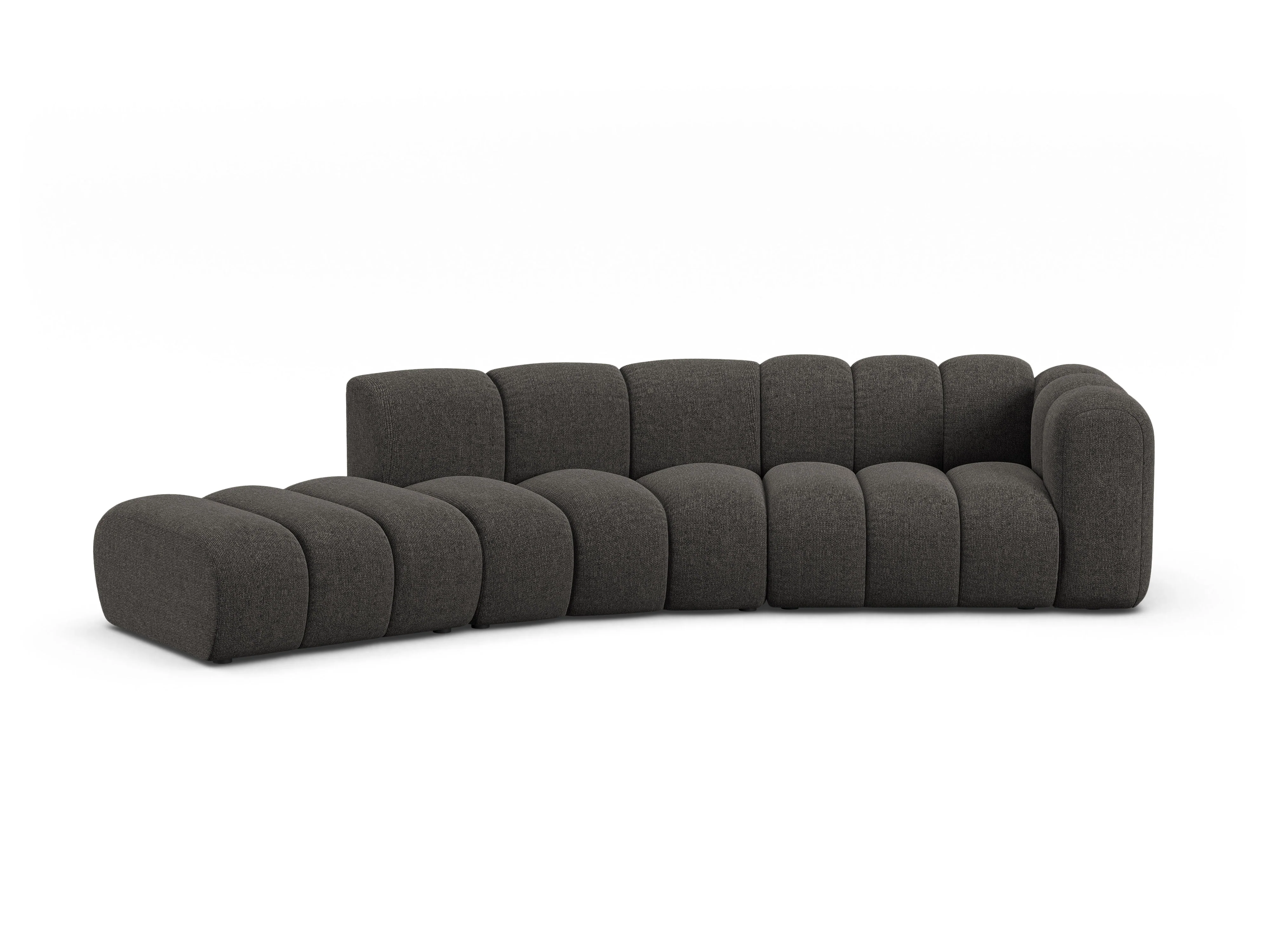 Sofa 5-osobowa lewostronna LUPINE szary szenil - Image 3