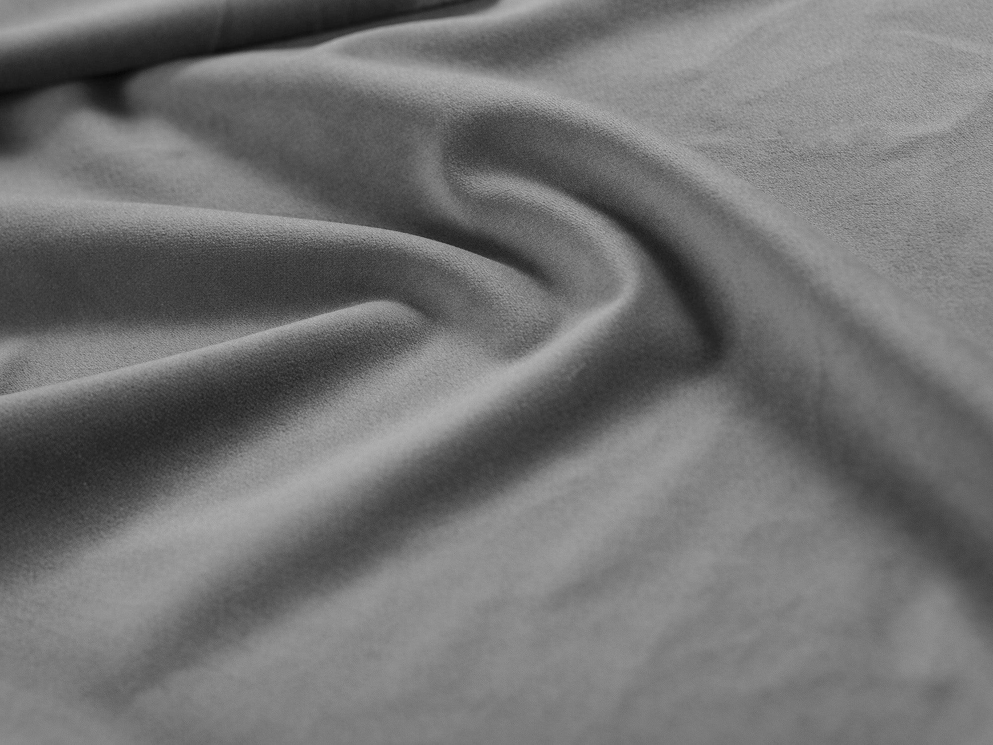 Sofa aksamitna 5-osobowa lewostronna LUPINE szary - Image 4