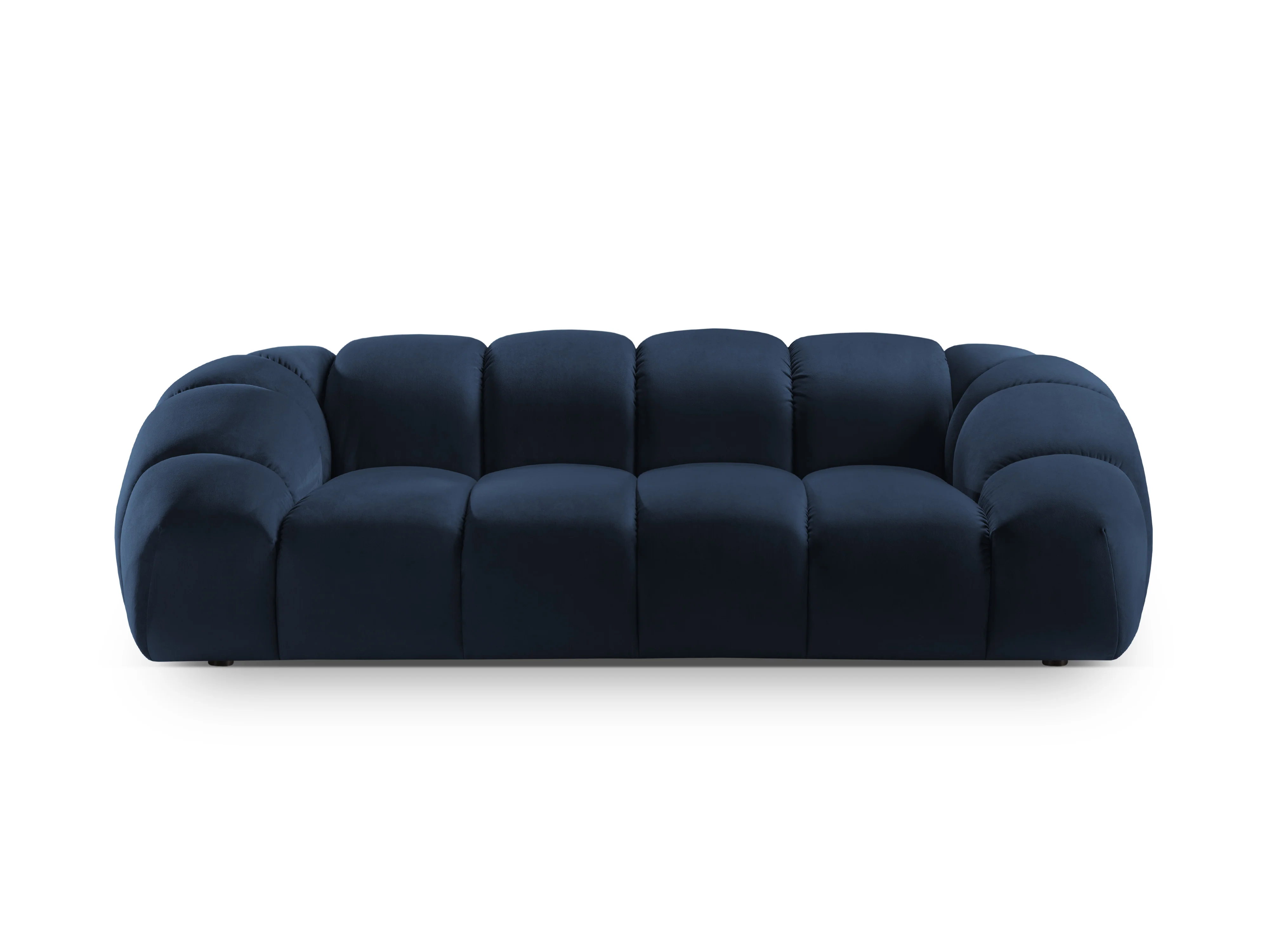 Sofa aksamitna 2,5-osobowa DIANA granat królewski - Image 3