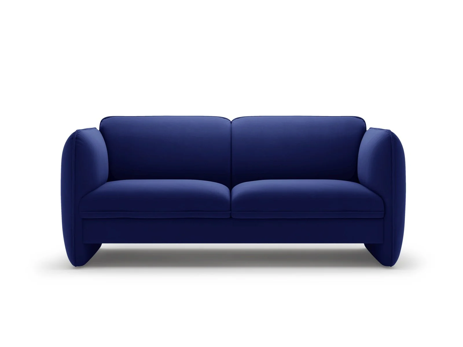 Sofa aksamitna 2-osobowa GEORGIA kobaltowy - Image 3