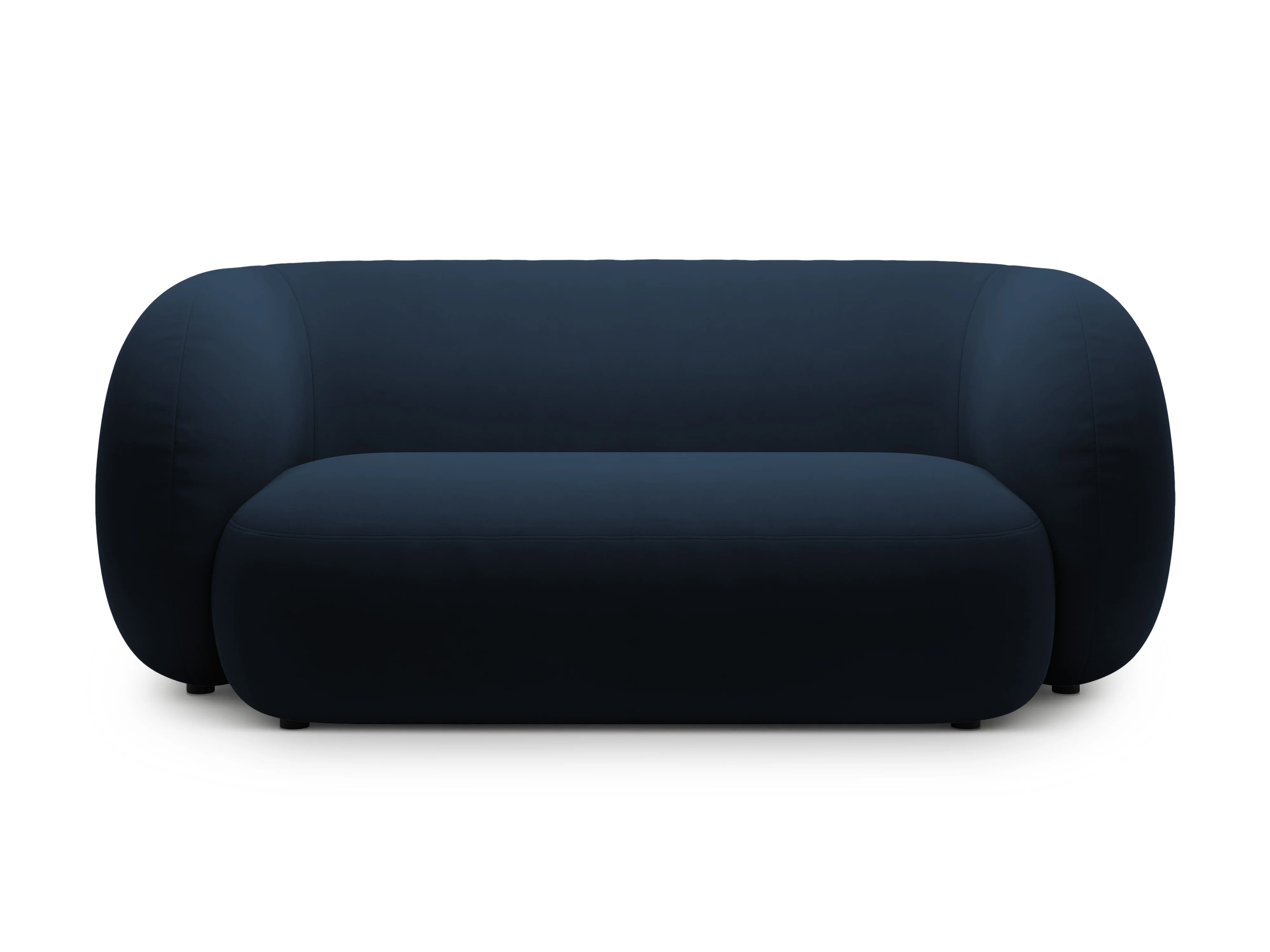 Sofa aksamitna 2-osobowa KATE granat królewski - Image 2