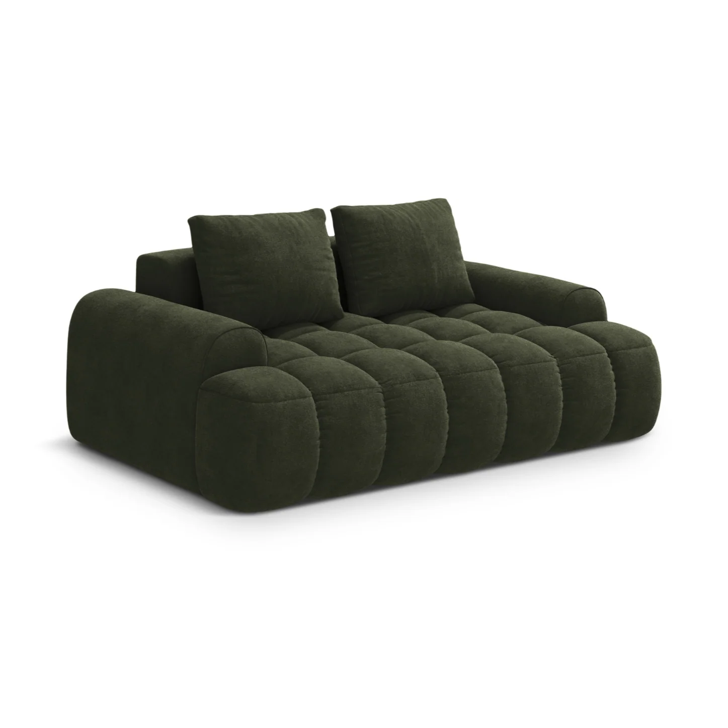 Sofa aksamitna 2-osobowa LINZ zielony