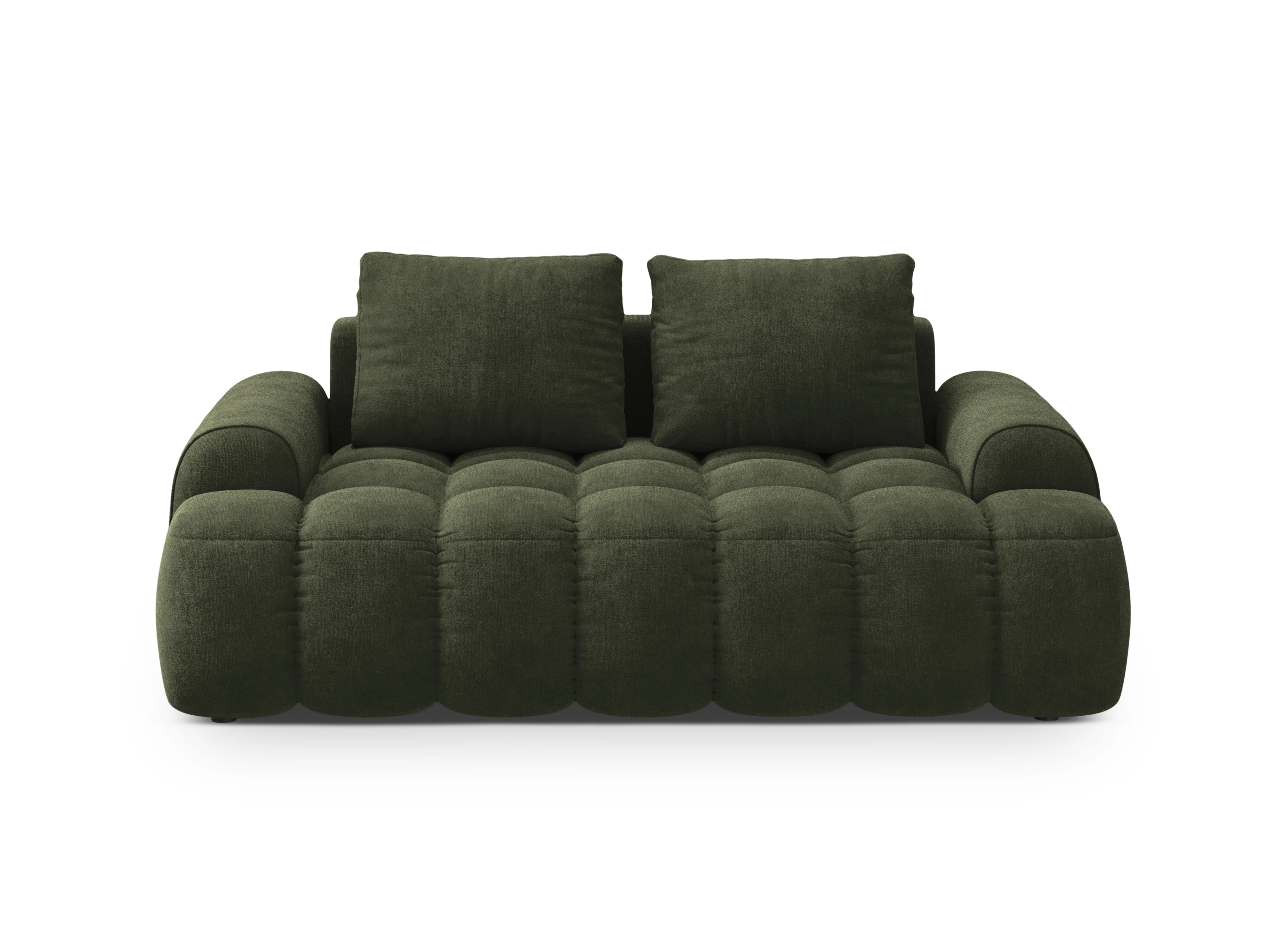 Sofa aksamitna 2-osobowa LINZ zielony - Image 3