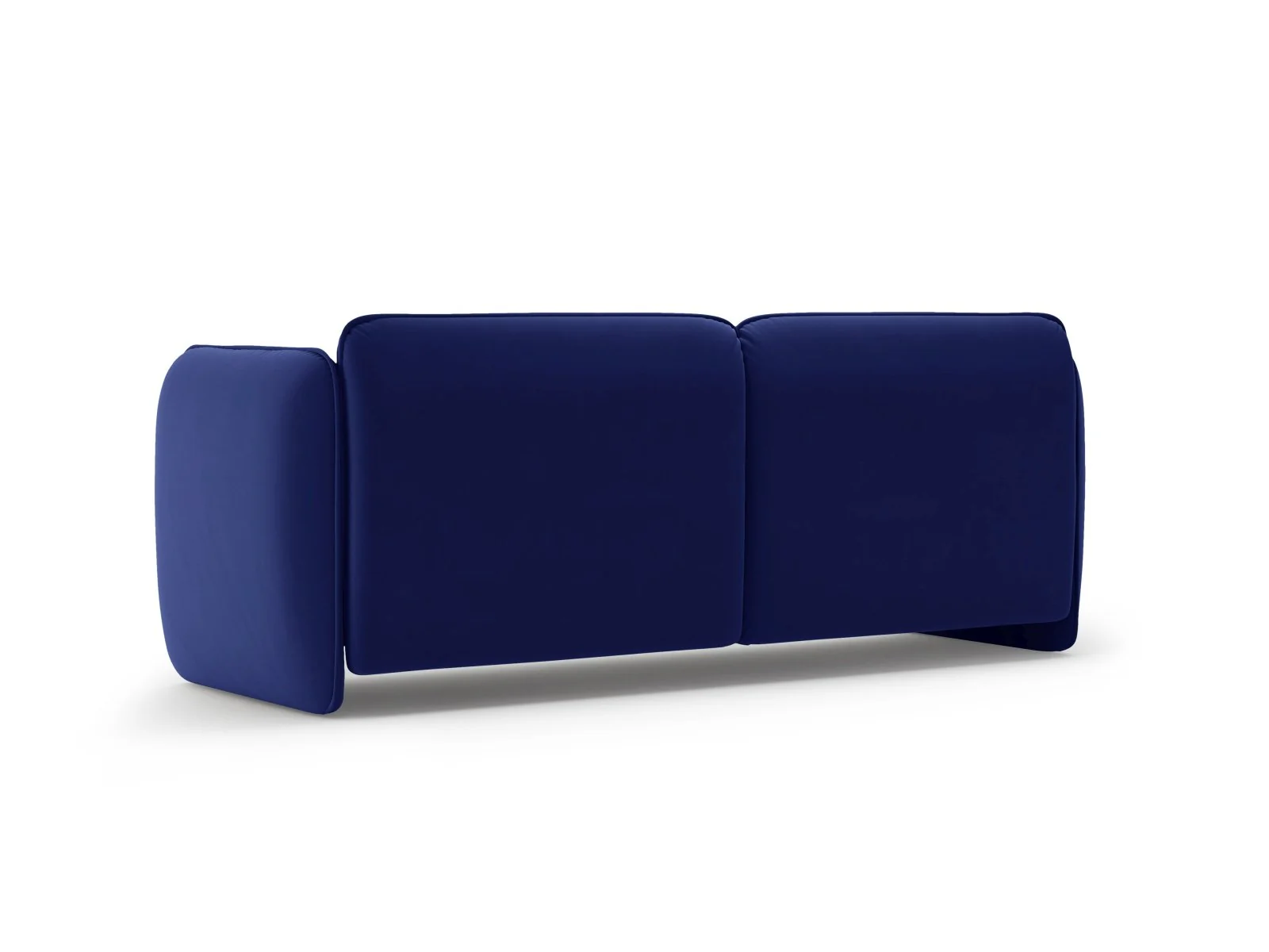 Sofa aksamitna 3-osobowa GEORGIA kobaltowy - Image 4