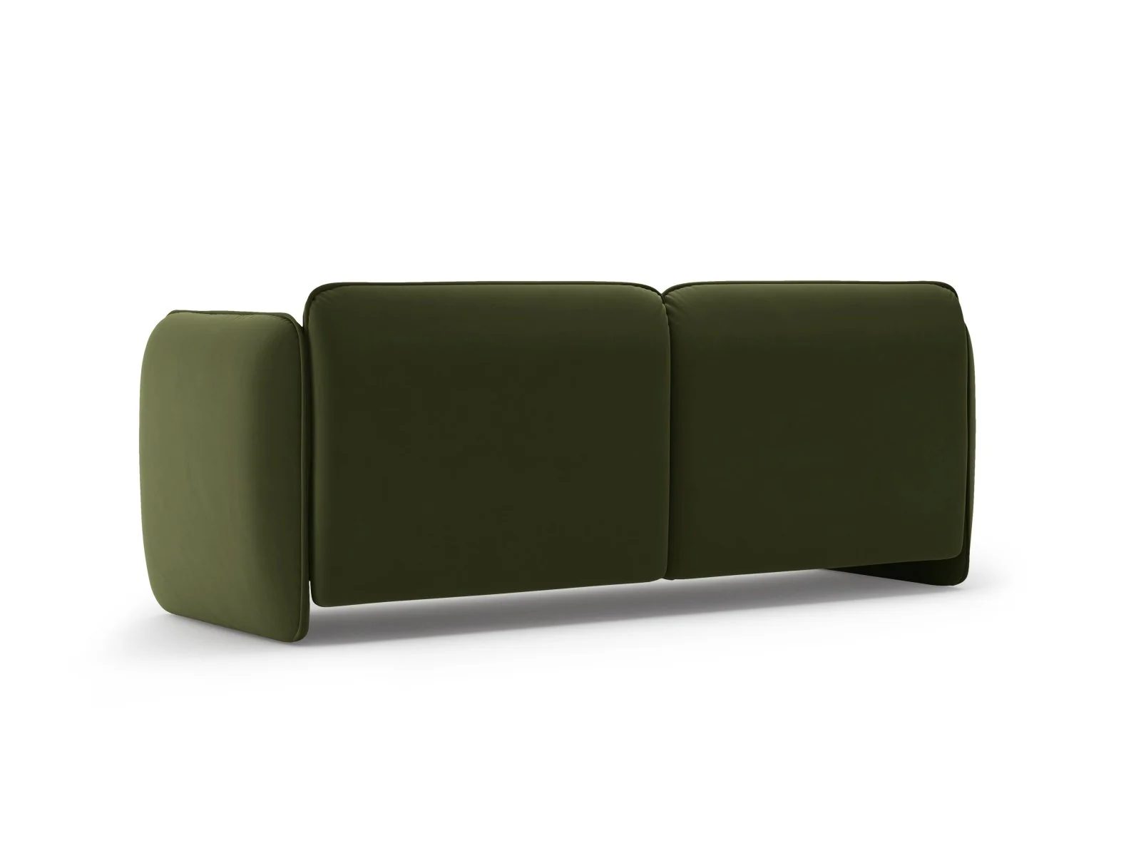 Sofa aksamitna 3-osobowa GEORGIA zielony - Image 4