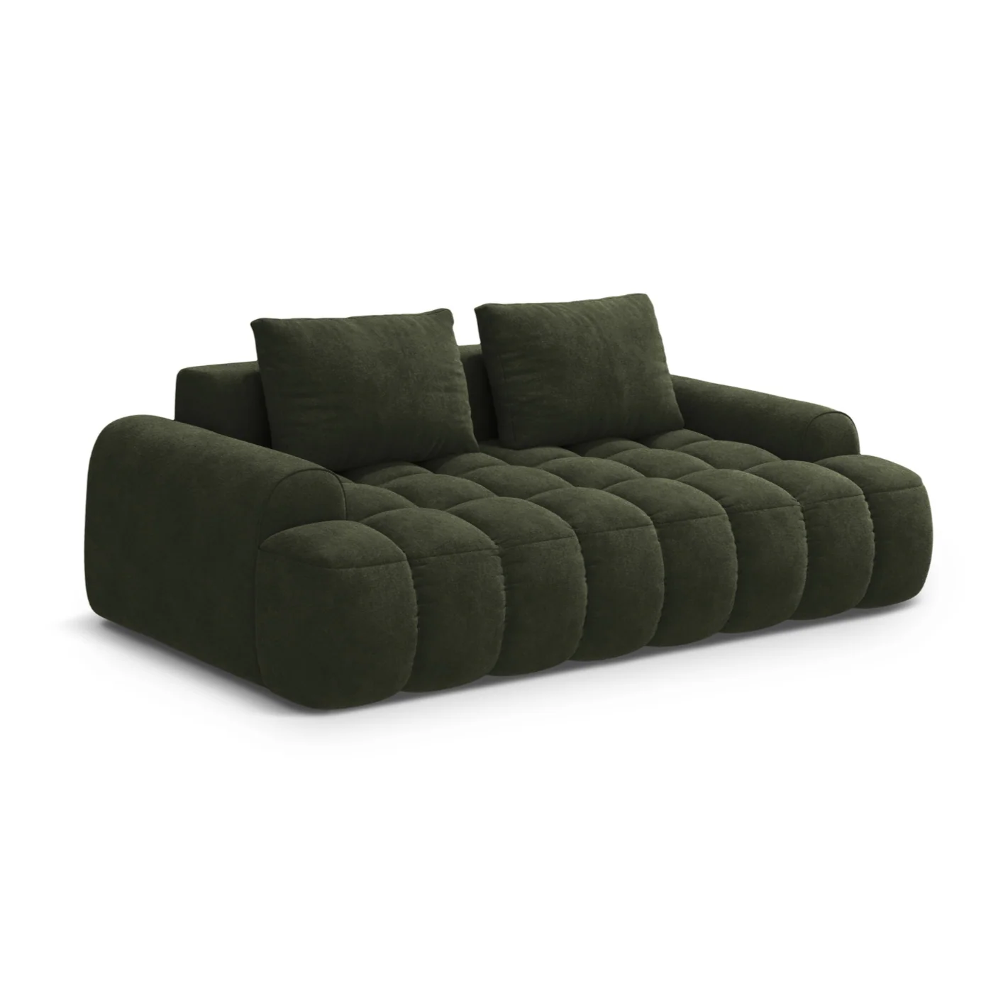 Sofa aksamitna 3-osobowa LINZ zielony