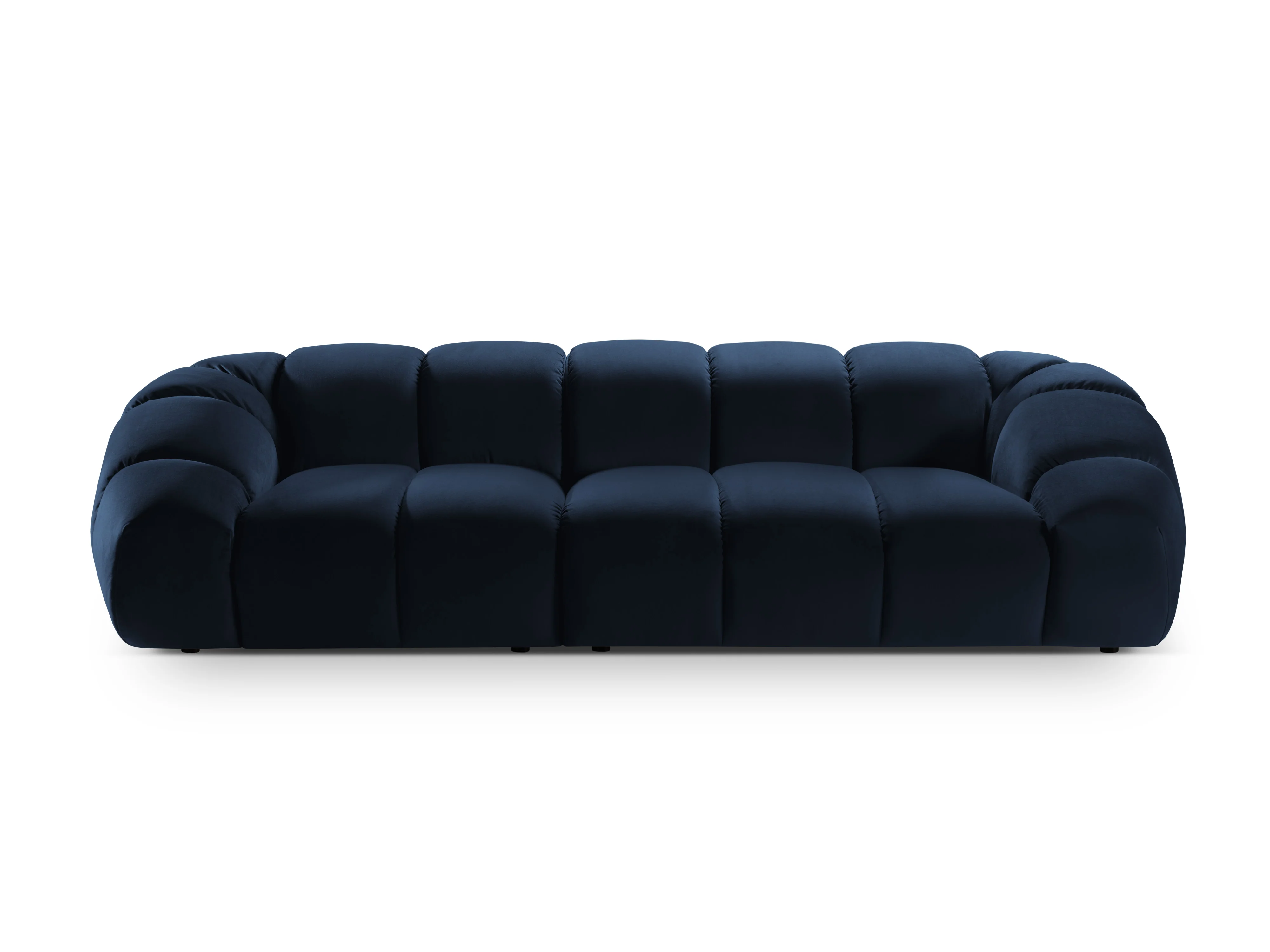 Sofa aksamitna 4-osobowa DIANA granat królewski - Image 3