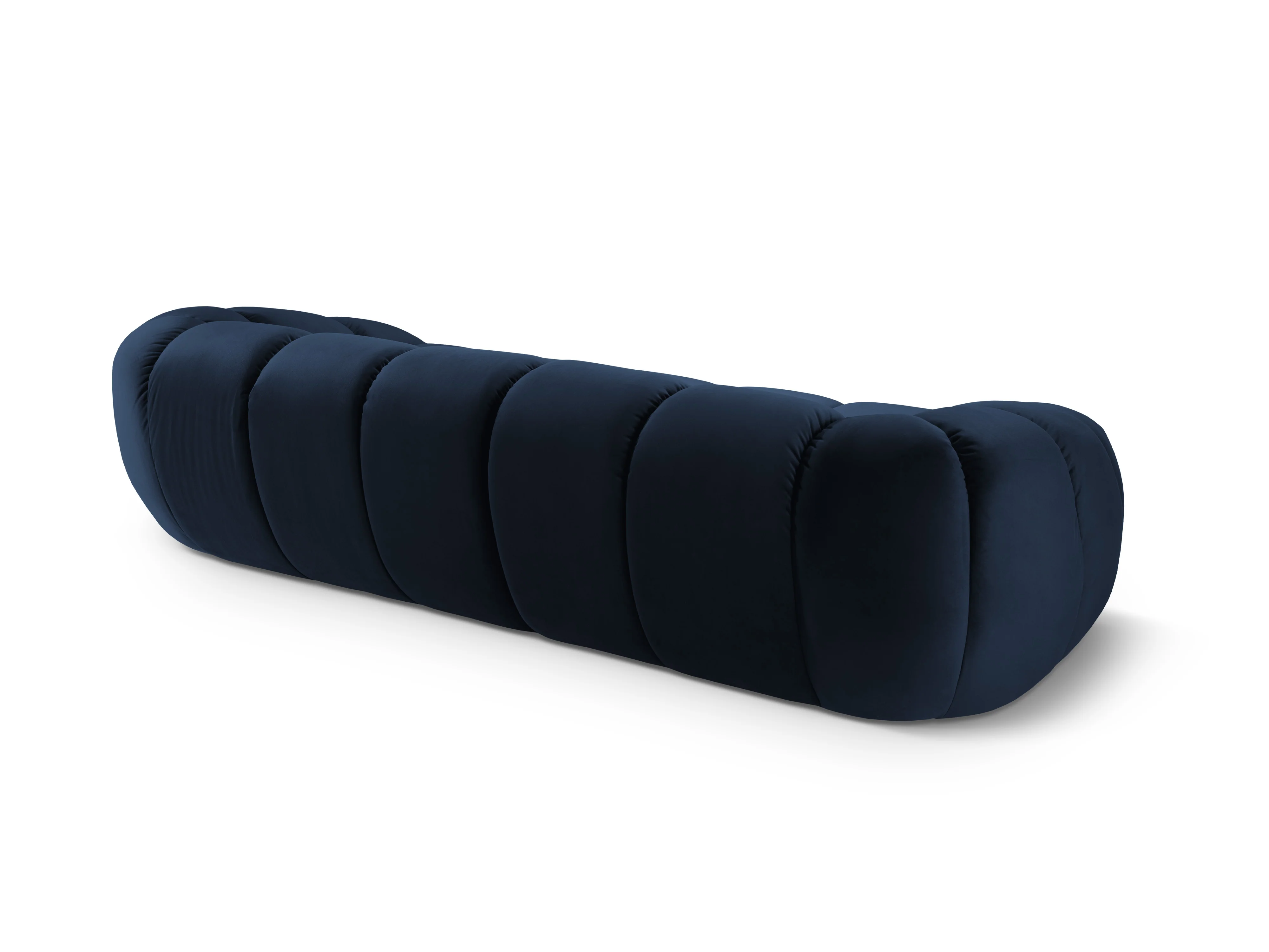Sofa aksamitna 4-osobowa DIANA granat królewski - Image 4