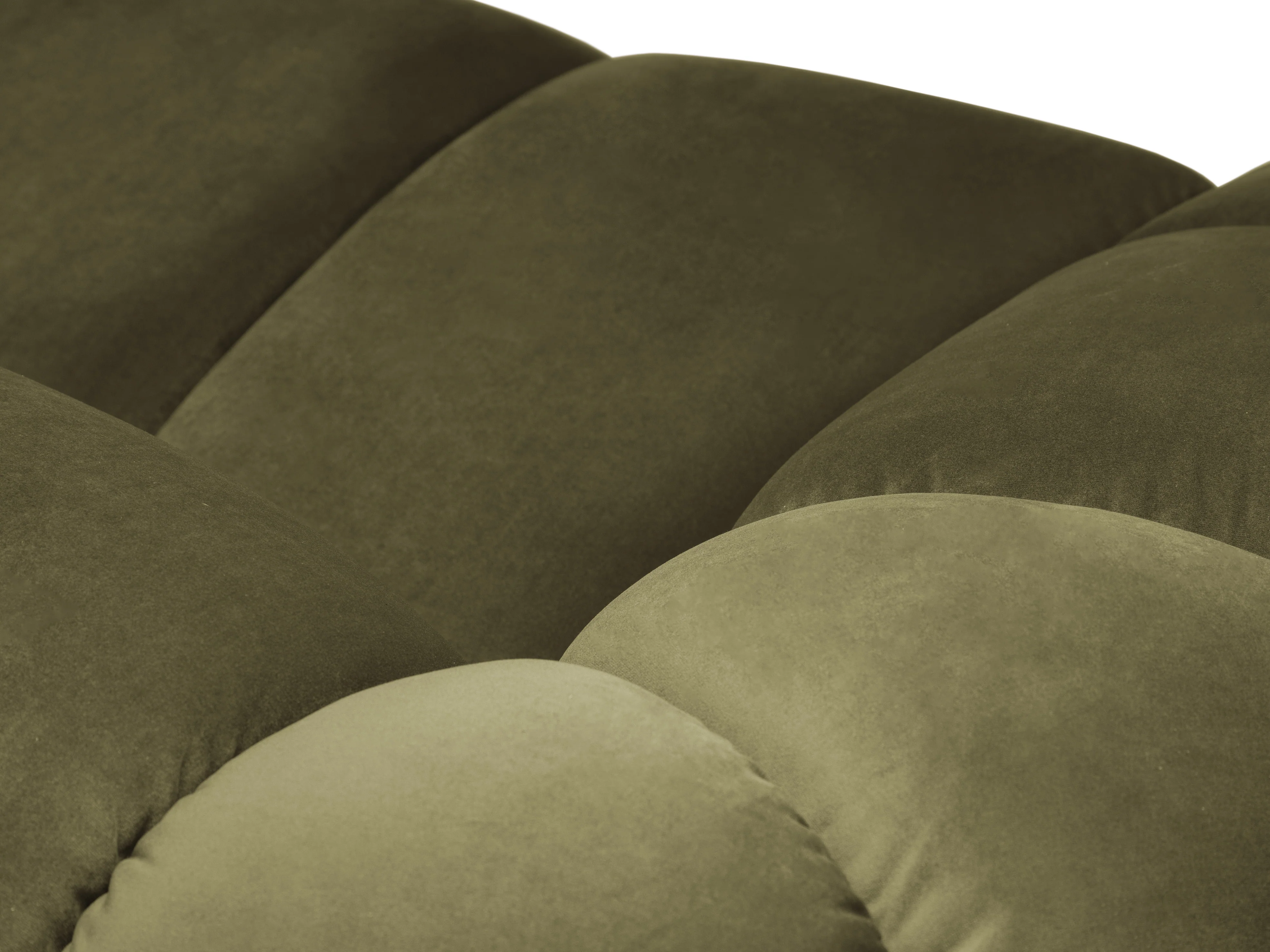 Sofa aksamitna 4-osobowa DIANA zielony - Image 5