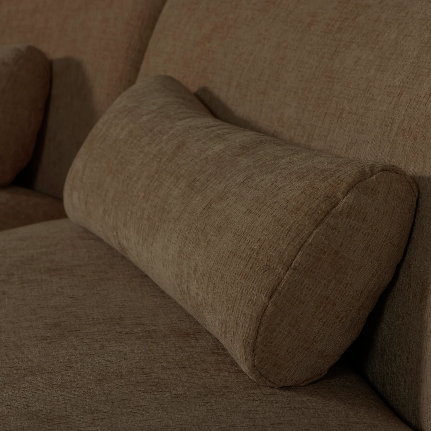 Sofa półokrągła 6-osobowa BATAVIER brązowy - Image 3