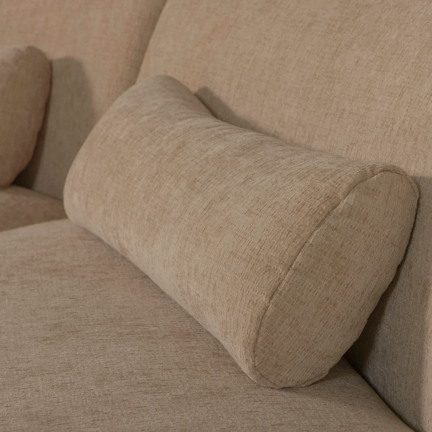 Sofa półokrągła 4-osobowa BATAVIER jasnobrązowy - Image 8