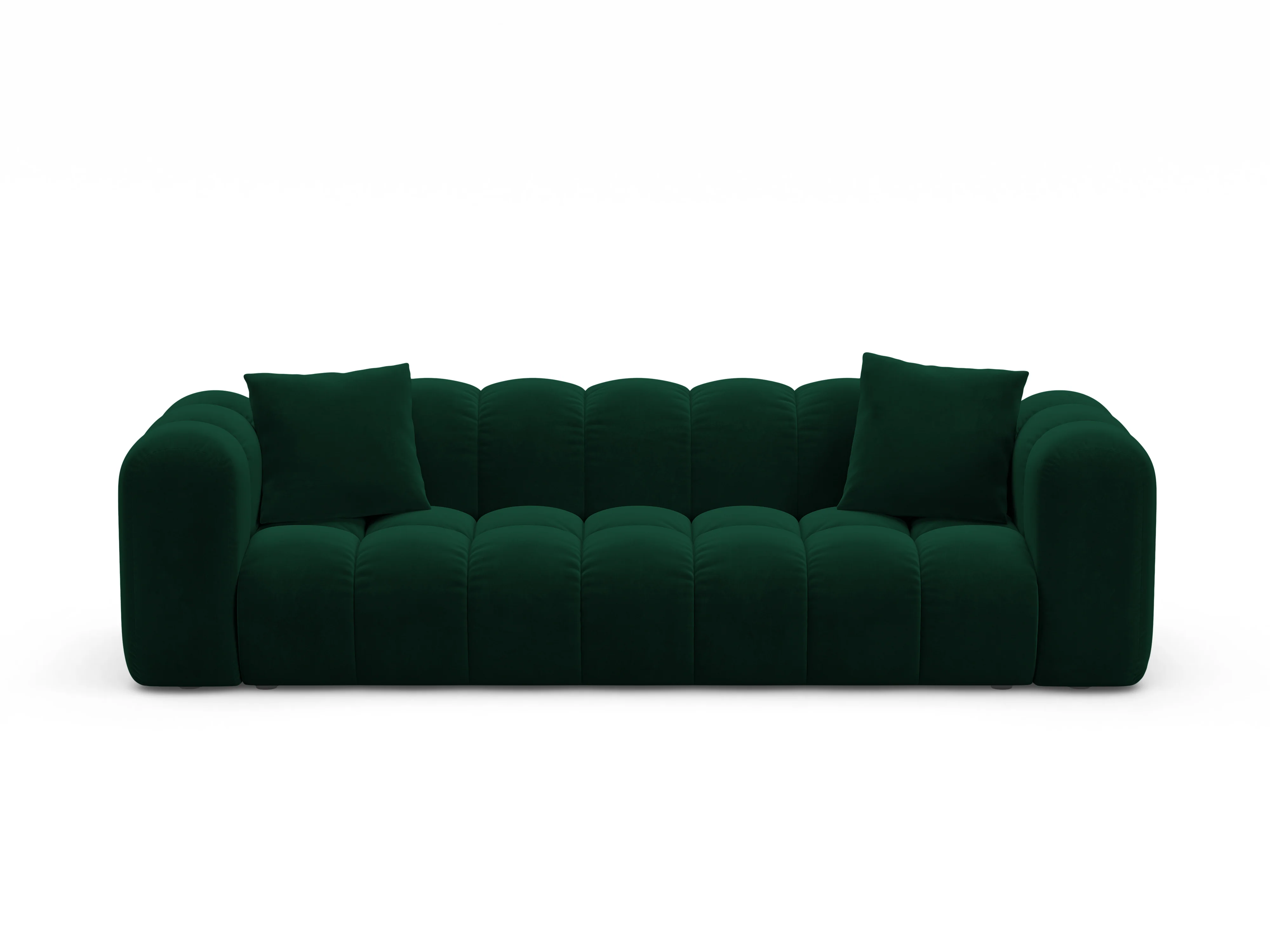 Sofa aksamitna z funkcją spania ASTRO butelkowa zieleń - Image 2