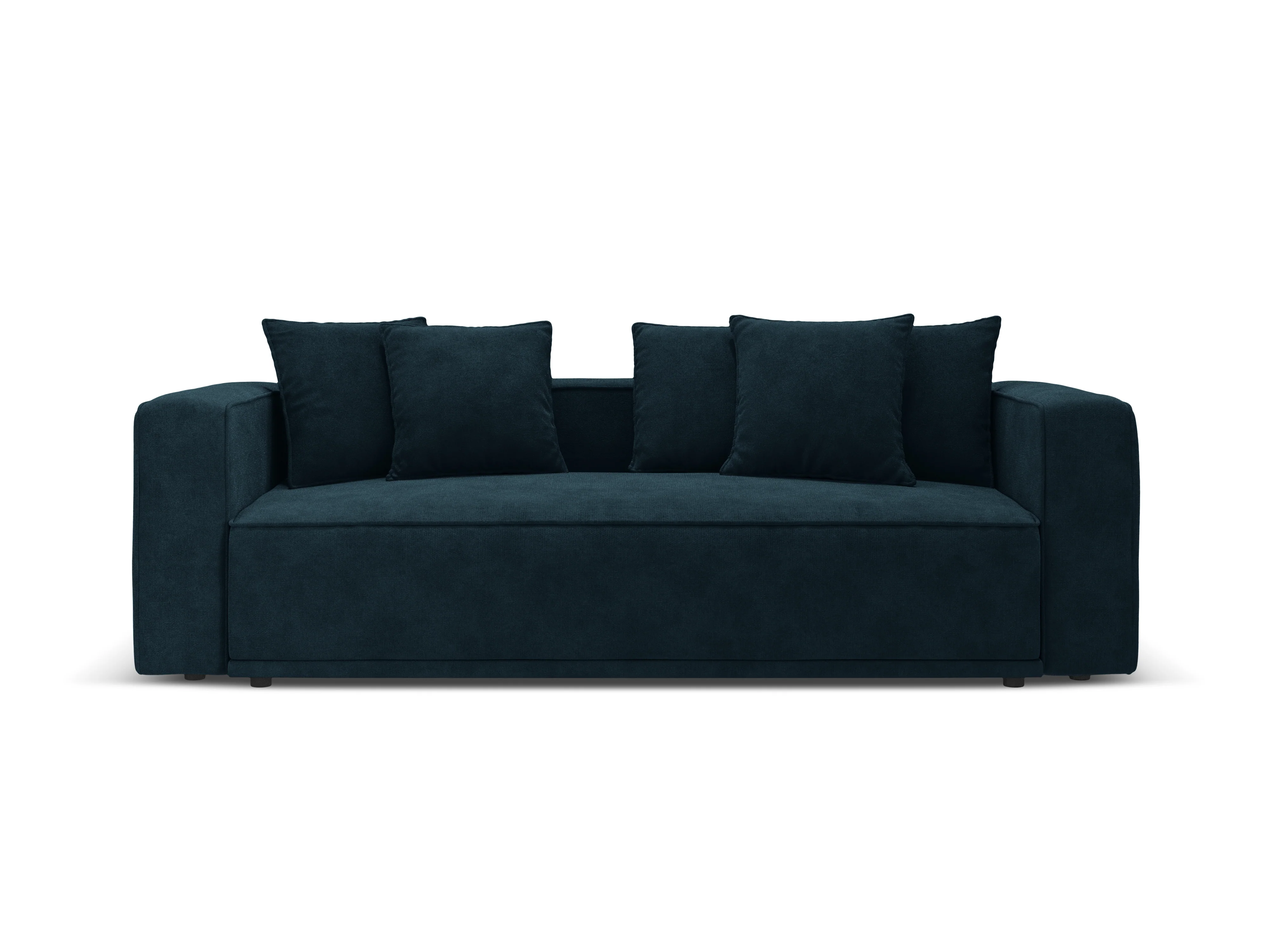 Sofa aksamitna z funkcją spania RIBES niebieski petrol - Image 3