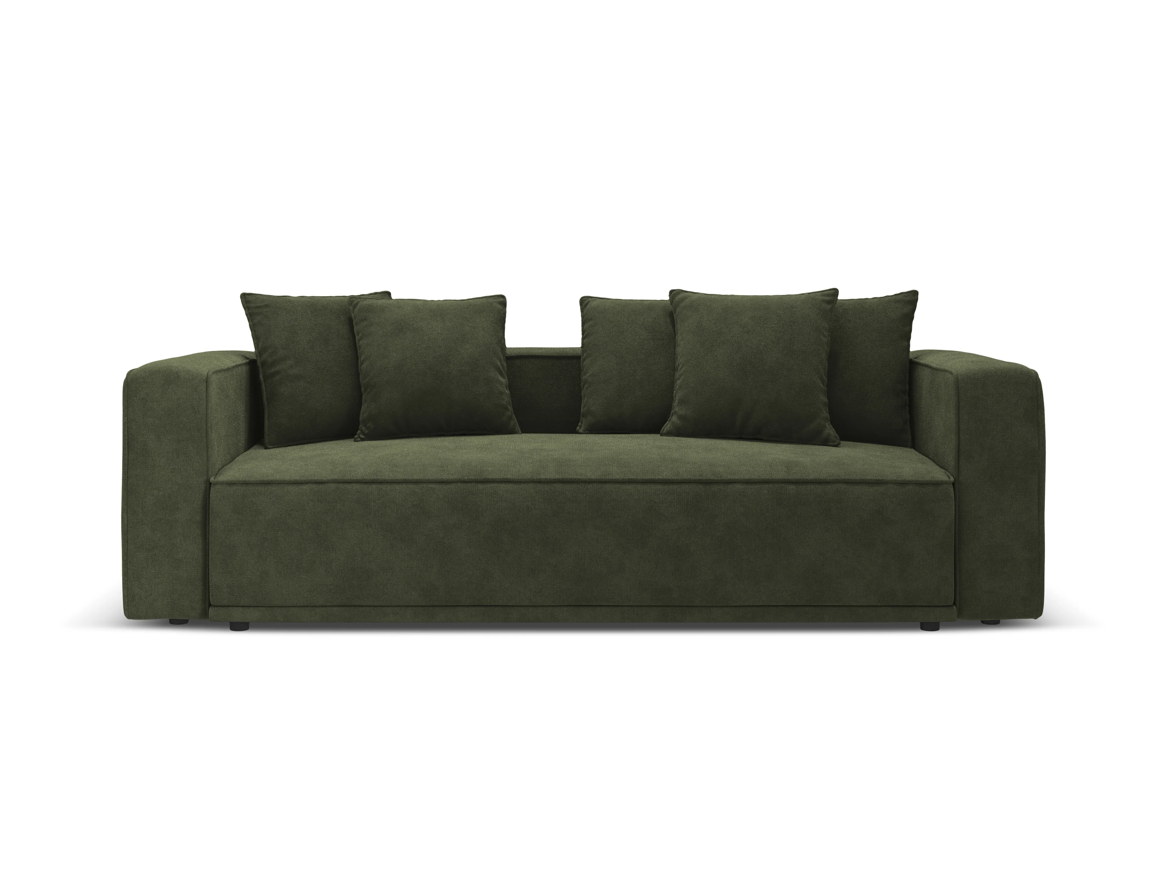 Sofa aksamitna z funkcją spania RIBES zielony - Image 3