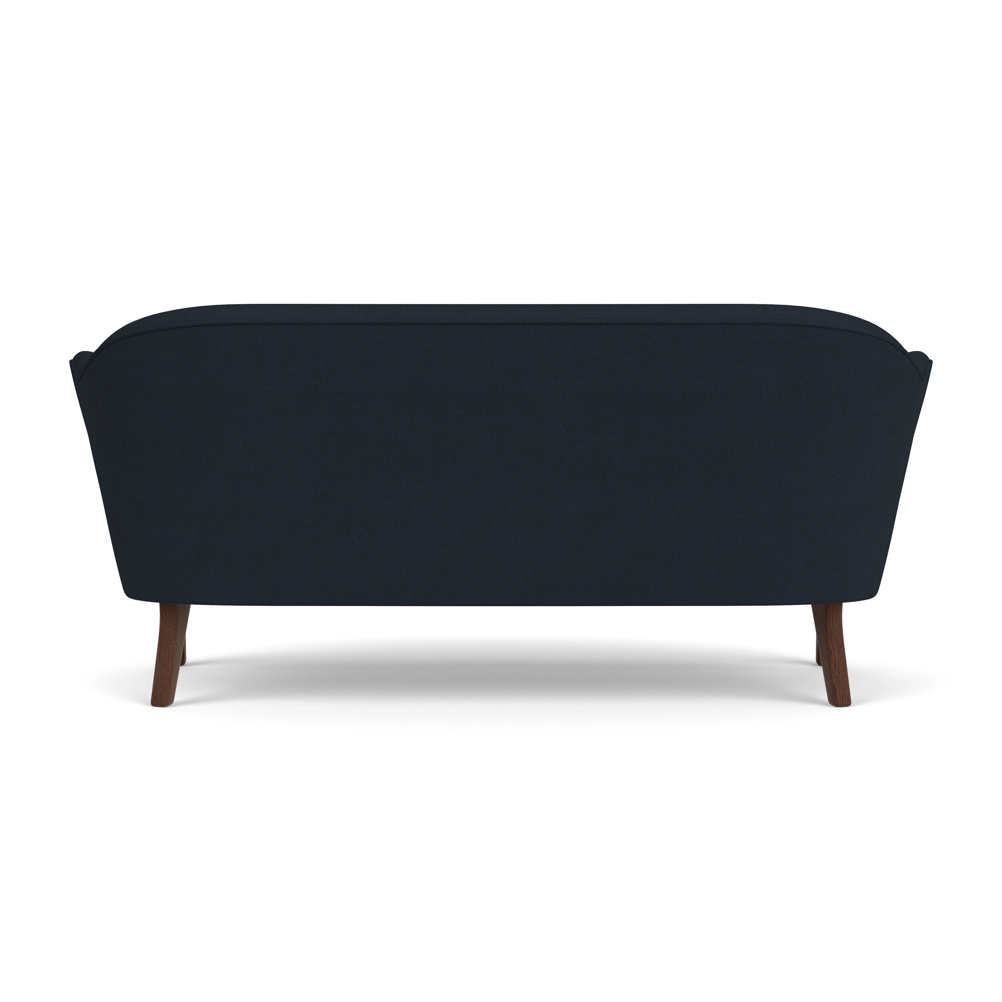 Sofa INGEBORG granatowy z ciemną dębową podstawą - Image 4