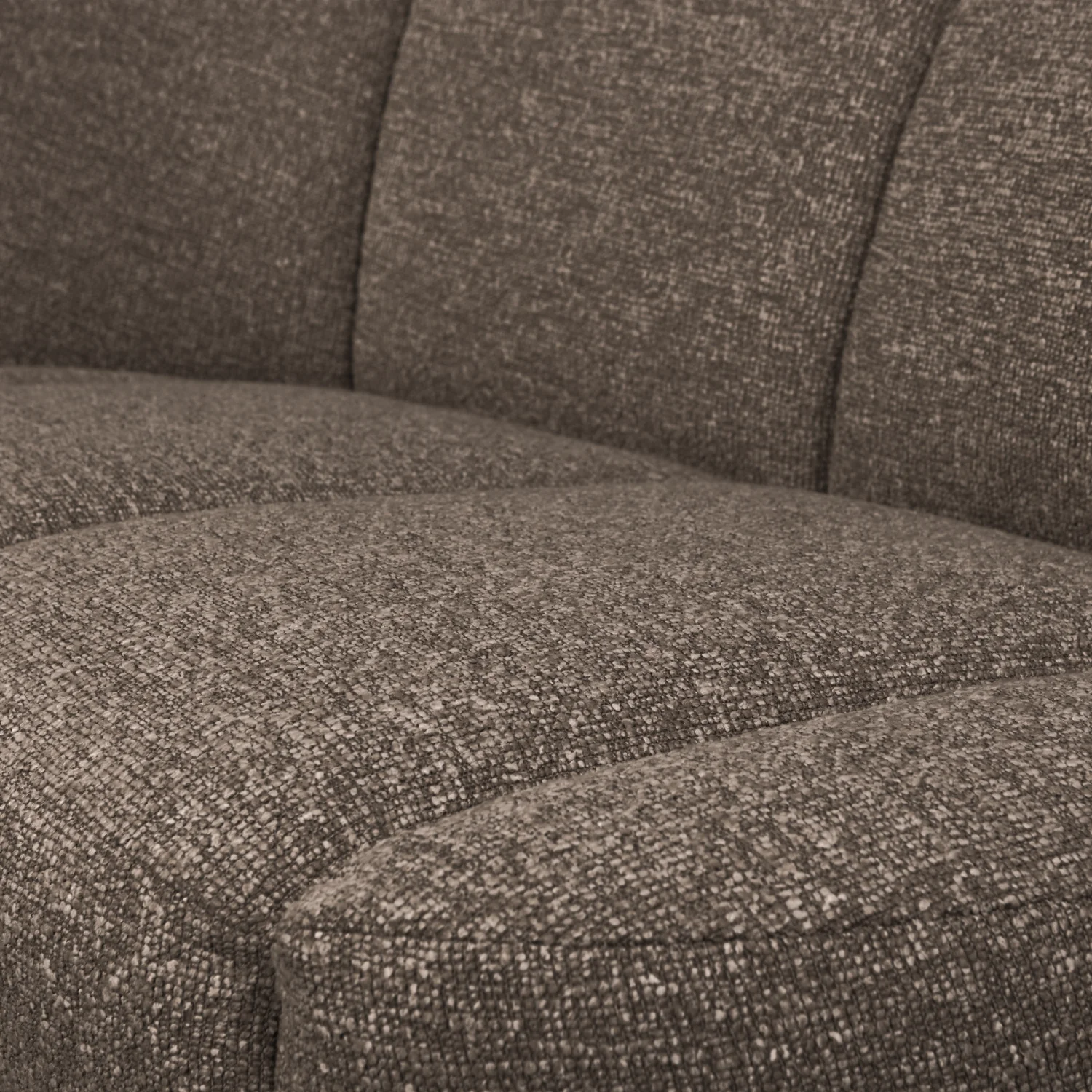 Sofa lewostronna 2-osobowa MOJO brązowy melanż boucle - Image 2