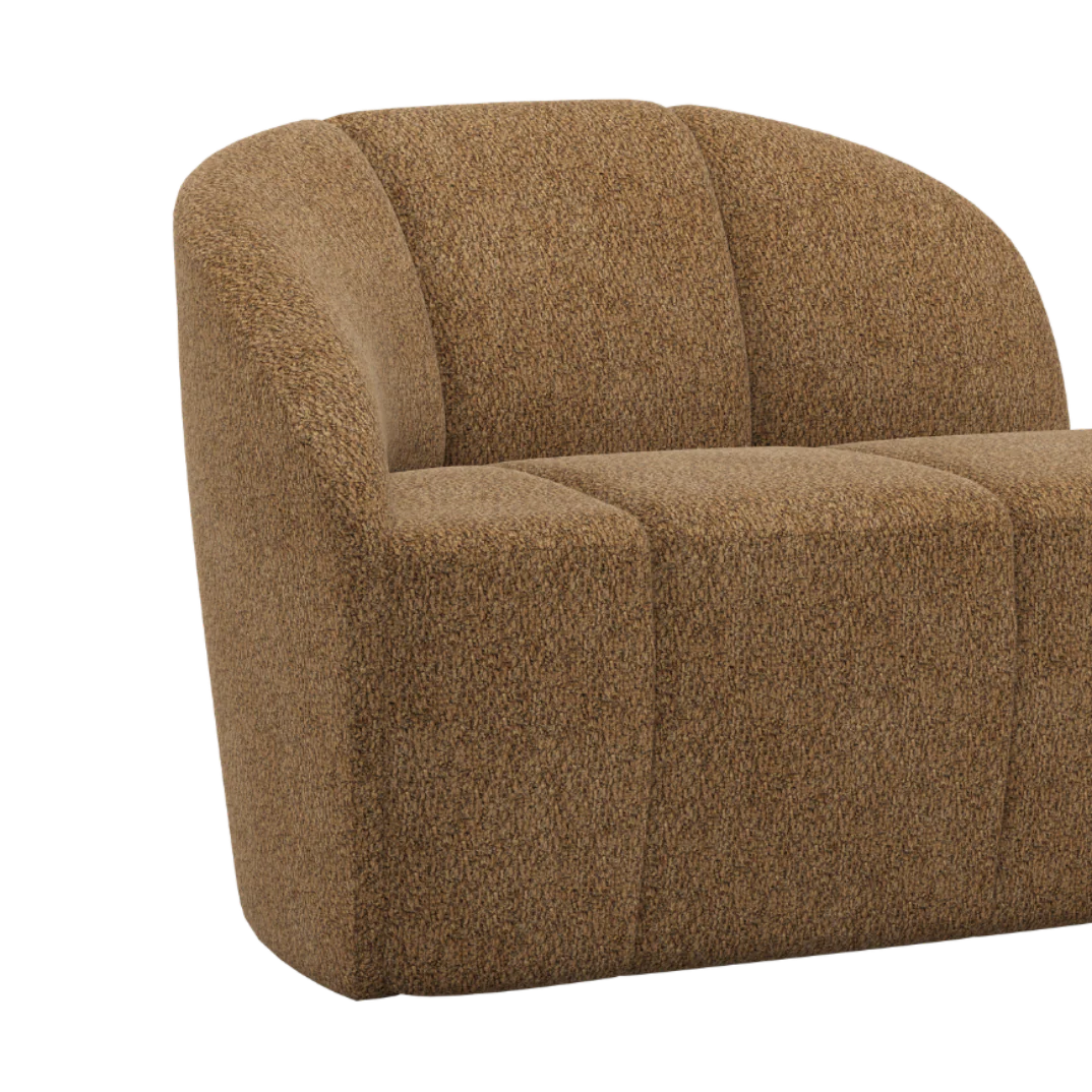 Sofa lewostronna 2-osobowa MOJO miodowy baranek - Image 2
