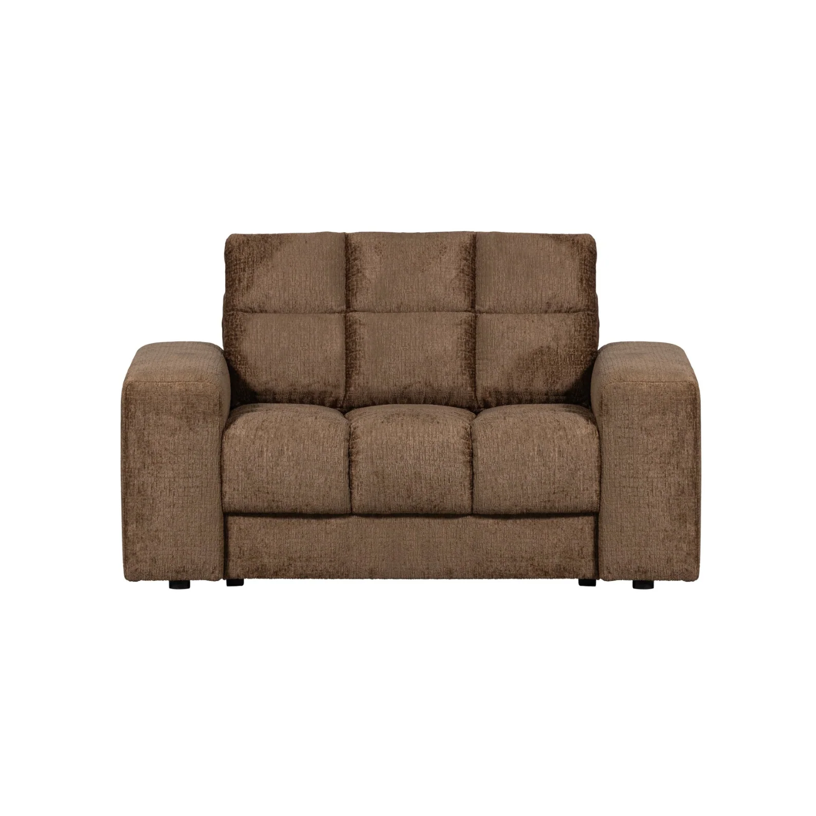 Sofa loveseat SECOND DATE - BRASS aksamitny