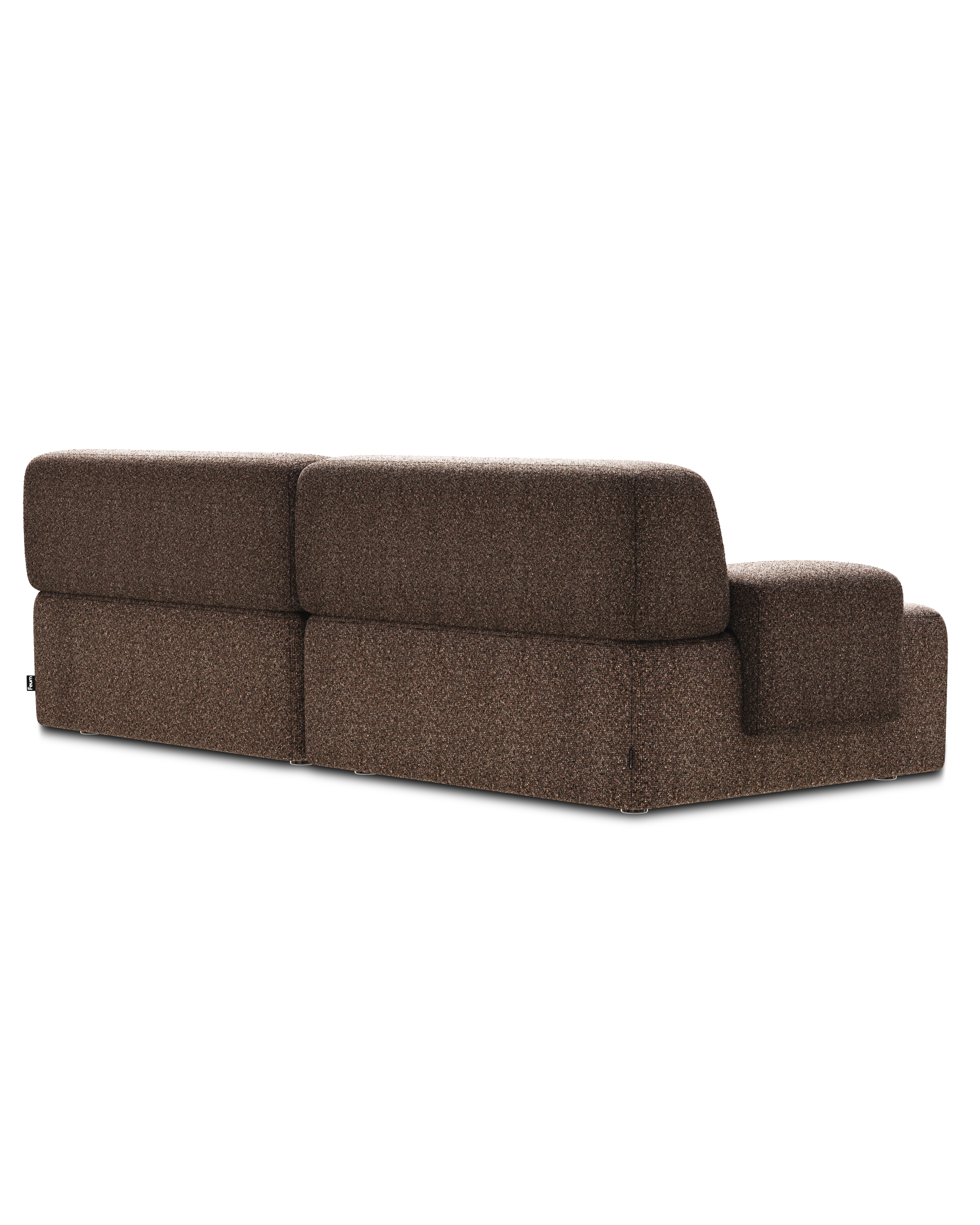 Sofa modułowa 2-osobowa UMI brązowy - Image 4