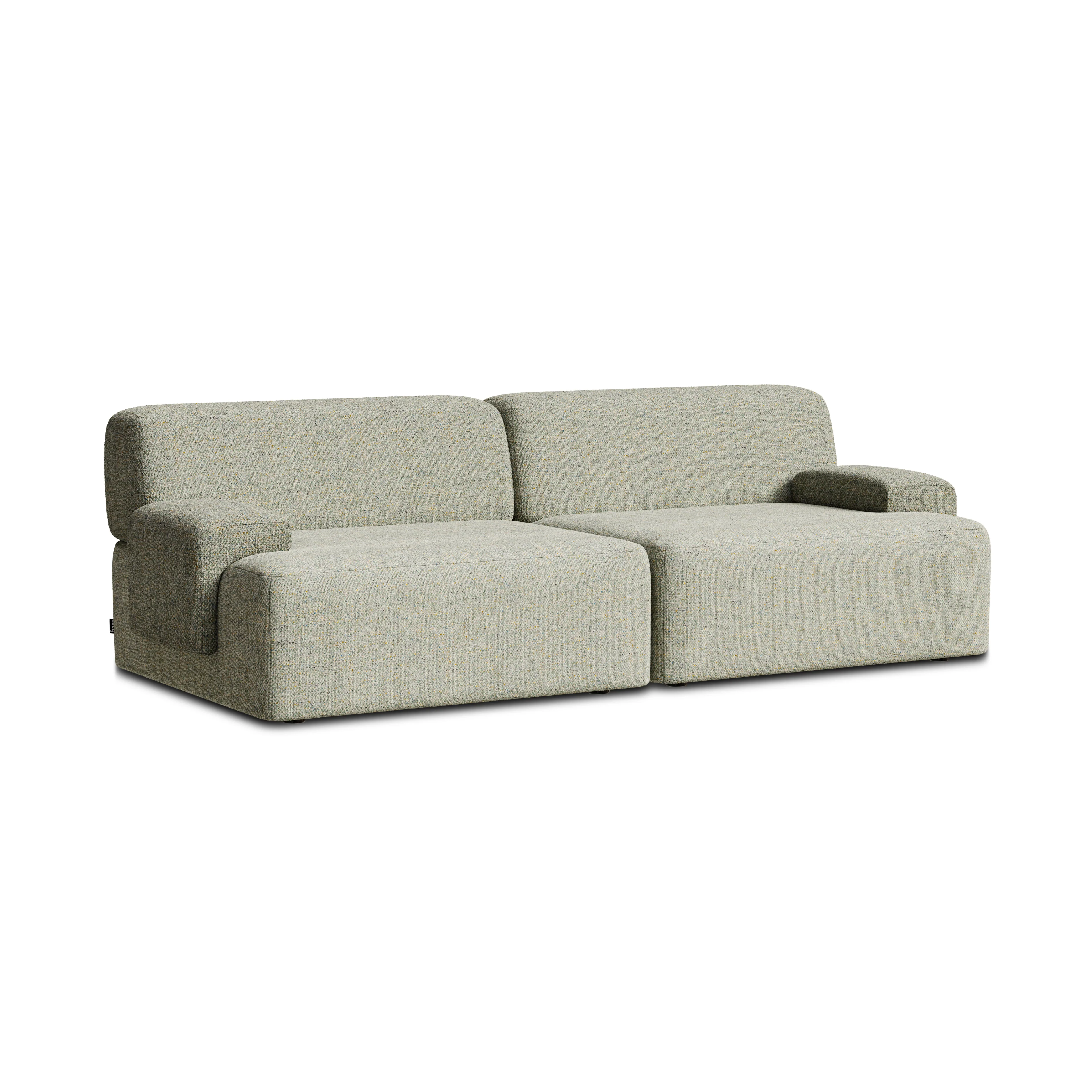 Sofa modułowa 2-osobowa UMI jasnozielony