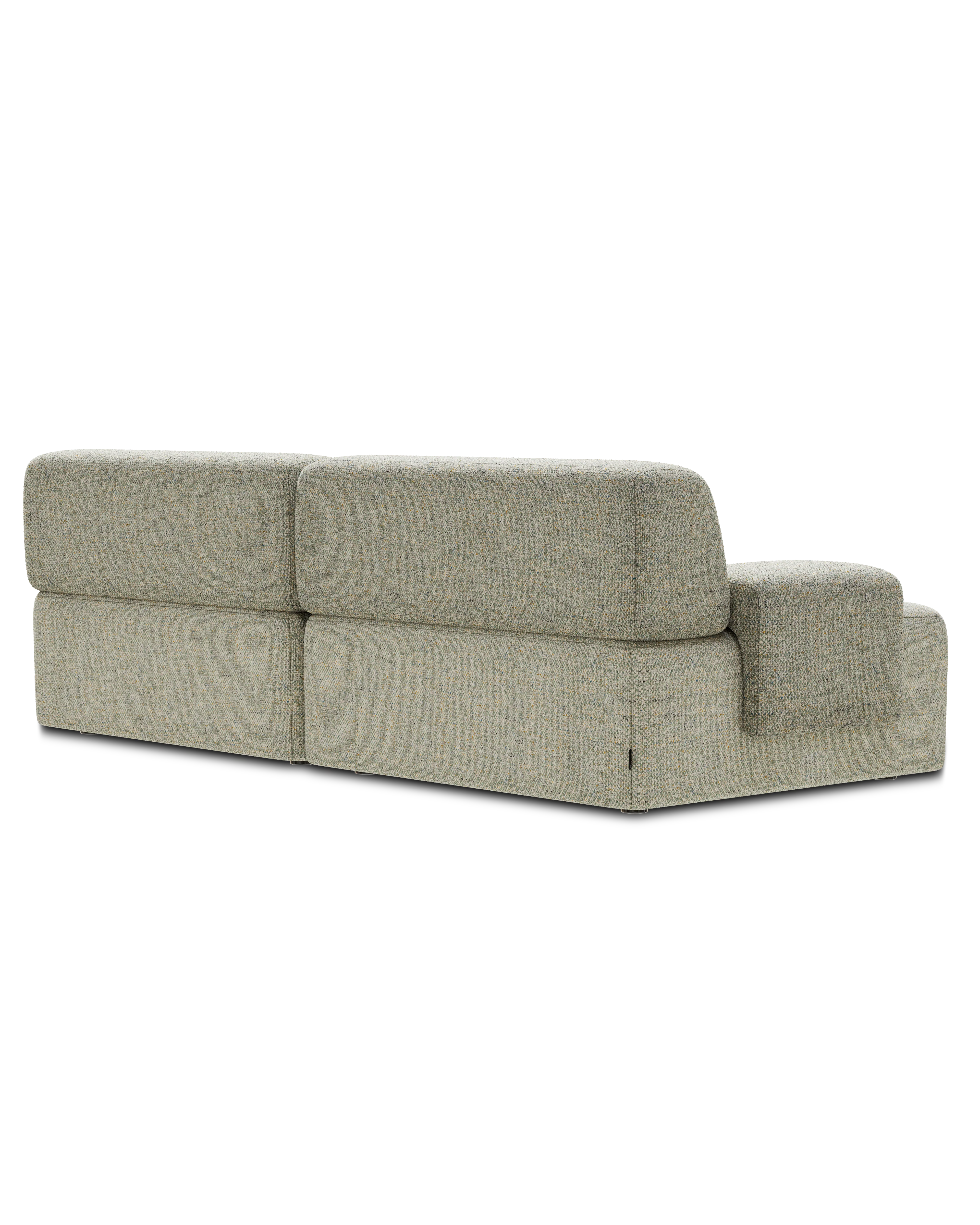 Sofa modułowa 2-osobowa UMI jasnozielony - Image 4