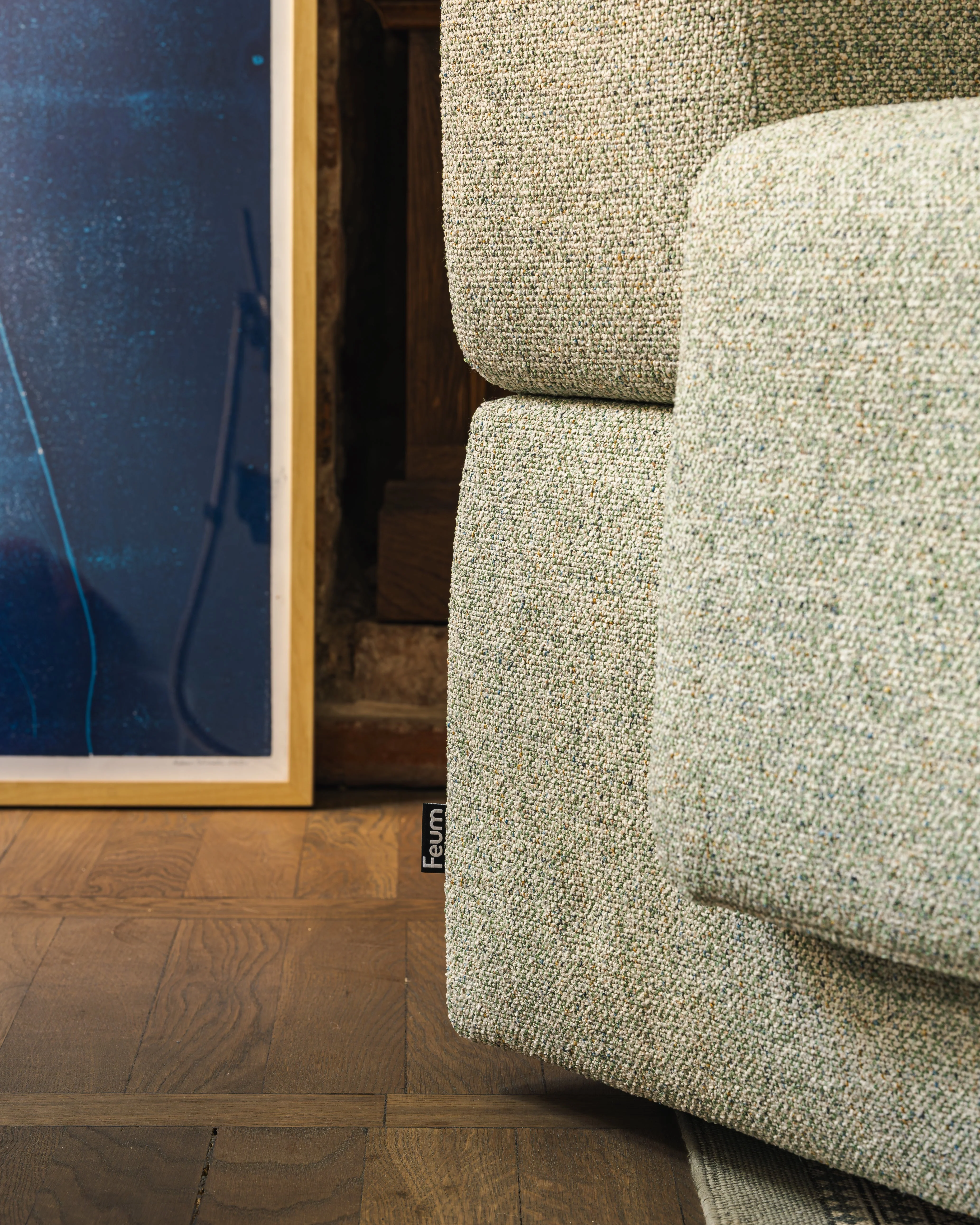 Sofa modułowa 2-osobowa UMI jasnozielony - Image 8