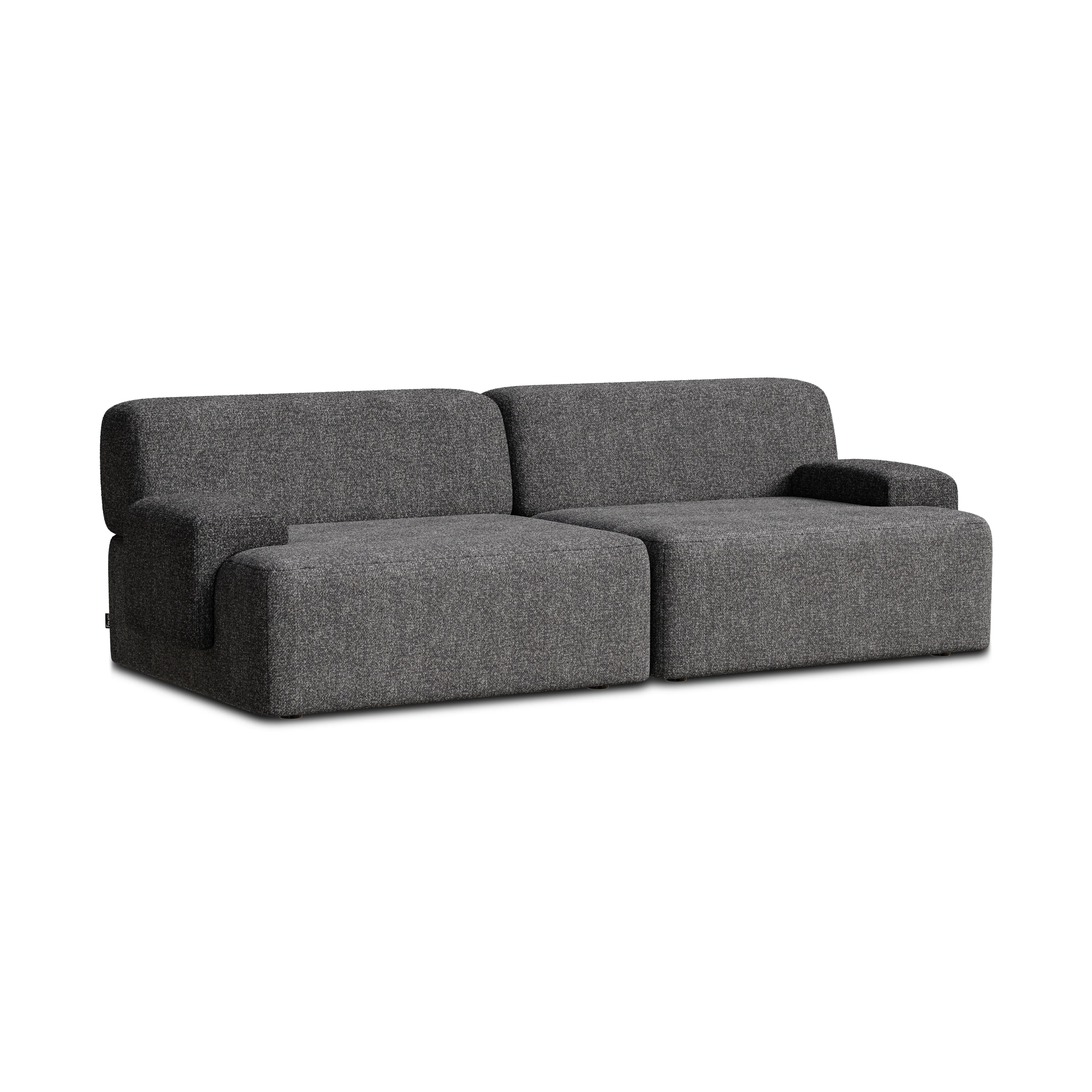 Sofa modułowa 2-osobowa UMI kamienna czerń
