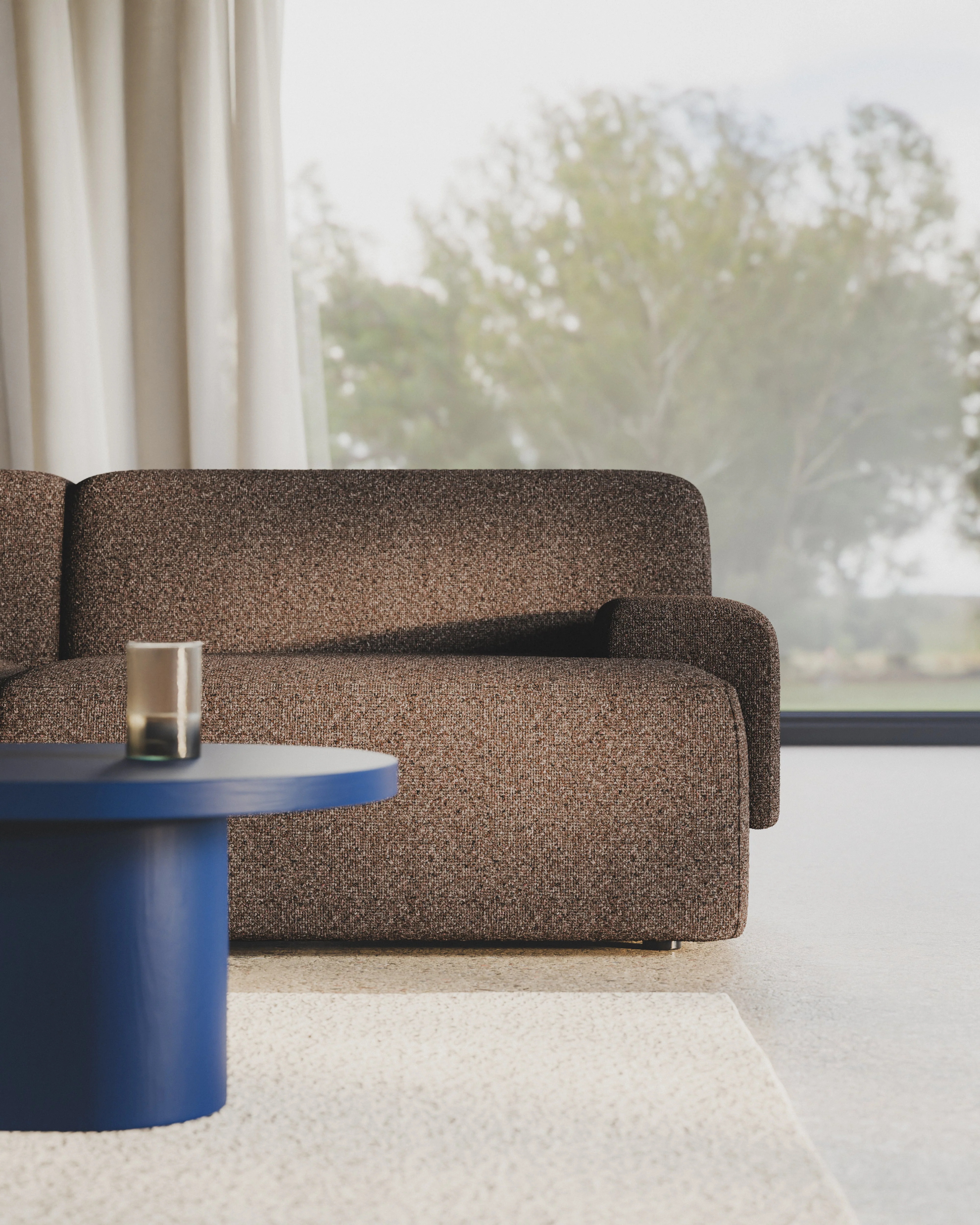 Sofa modułowa 3-osobowa UMI brązowy - Image 3