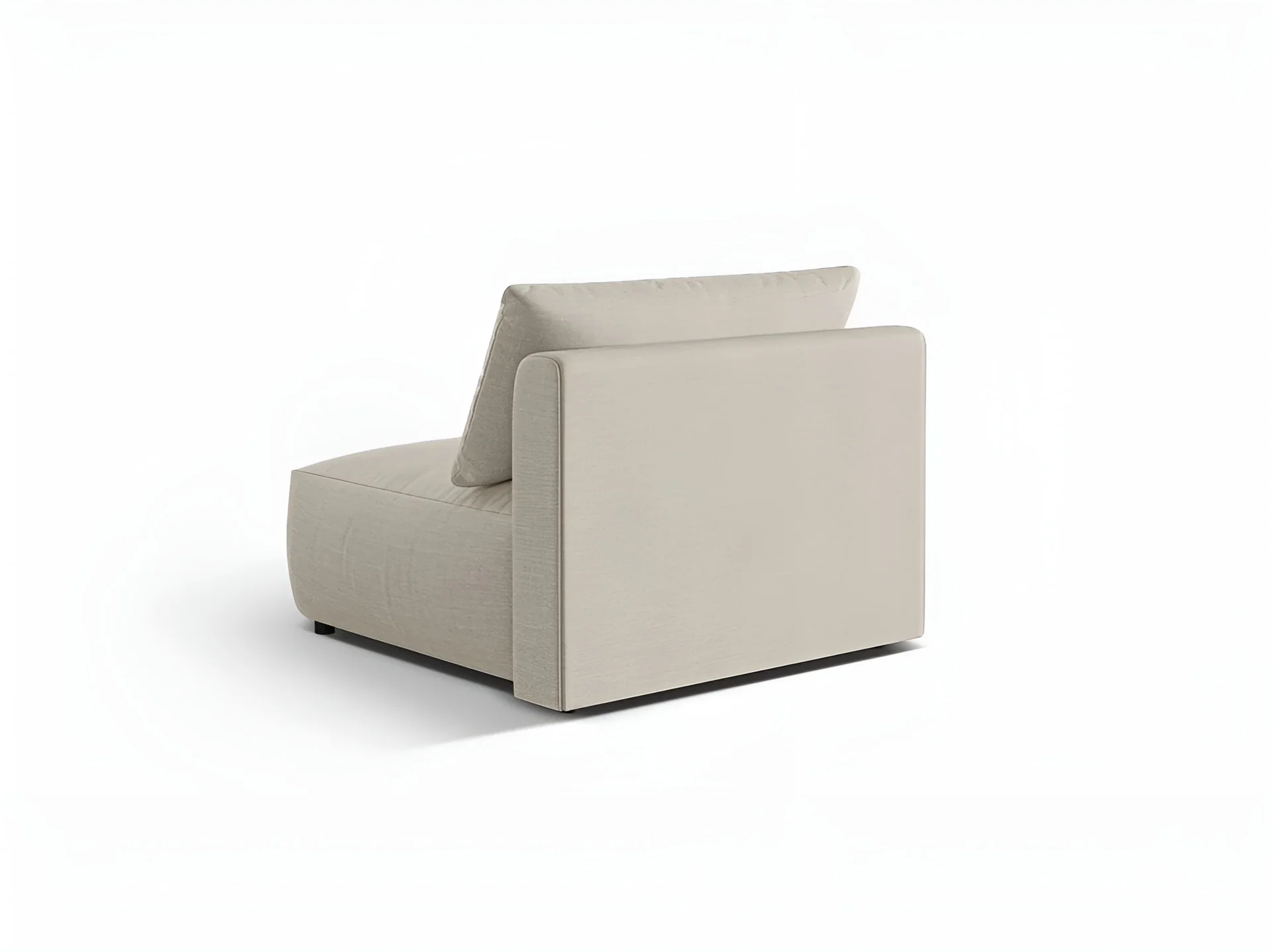 Sofa modułowa CHRIS - szeroki element środkowy beżowy szenil - Image 4