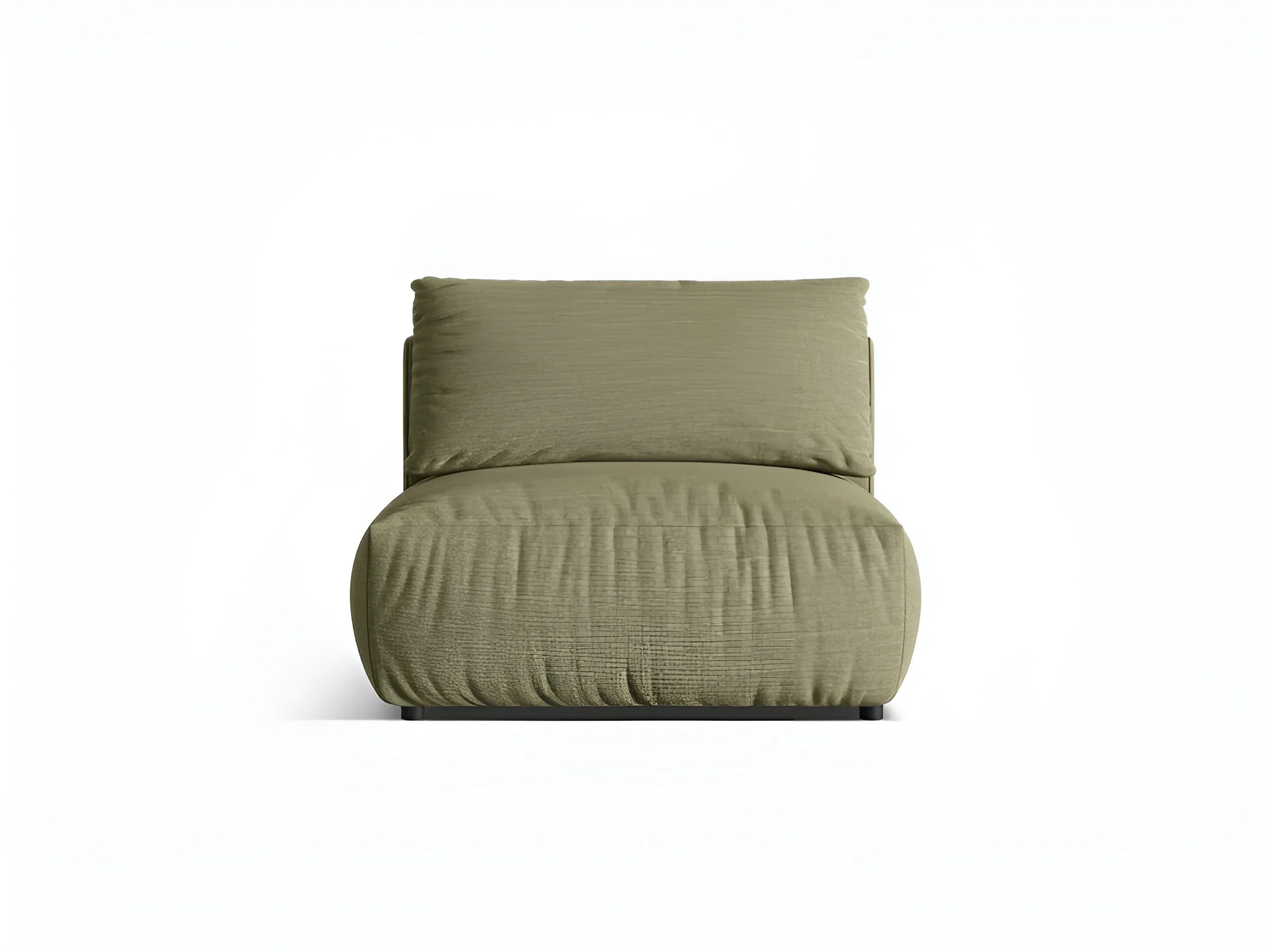 Sofa modułowa CHRIS - szeroki element środkowy zielony szenil - Image 4